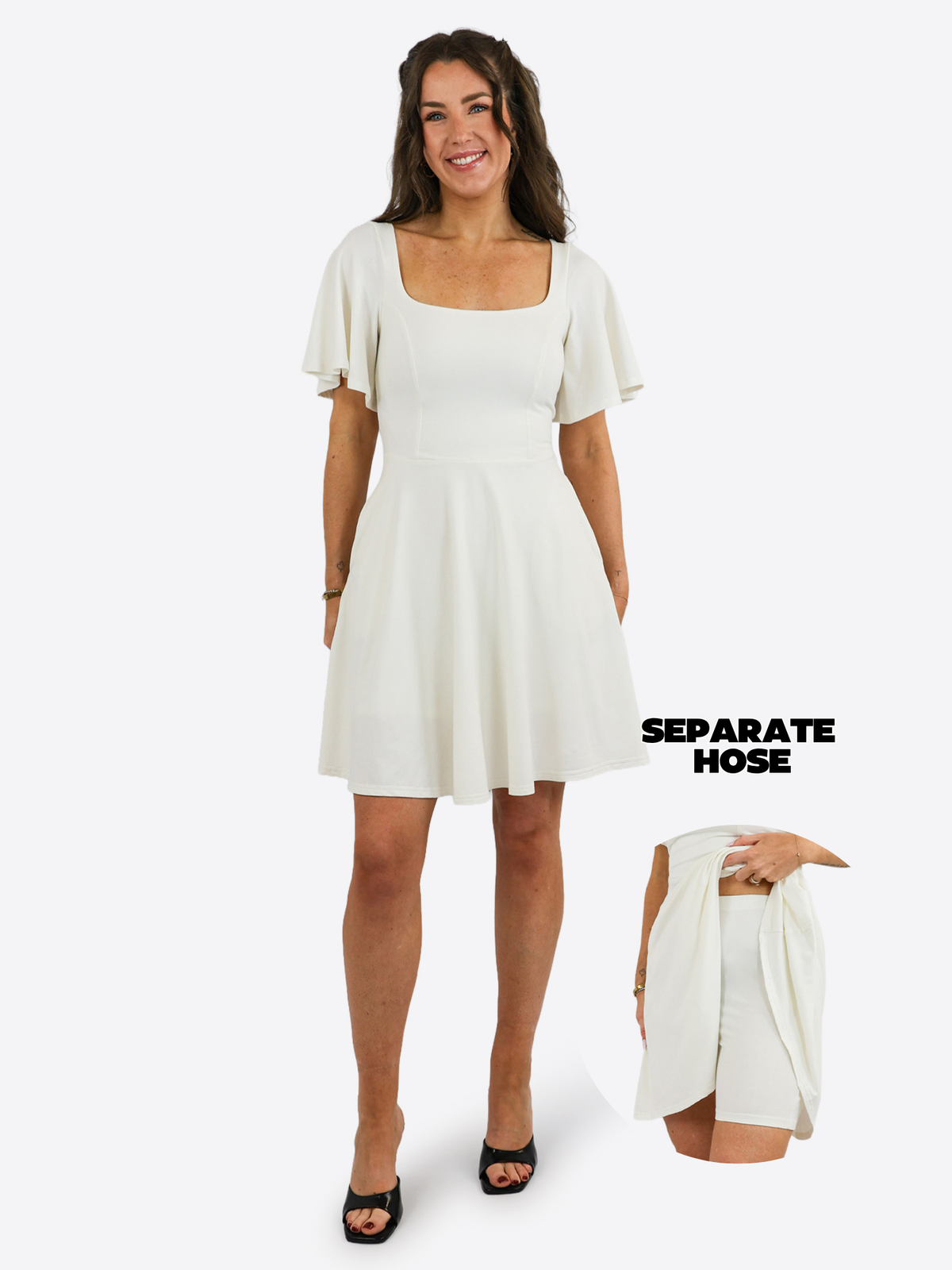 Classic Skort Kleid Mara - Off White
