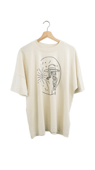 T-Shirt (Oversized) mit "Free spirit" Motiv