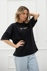 T-Shirt (Oversized) mit "Spheres" Motiv