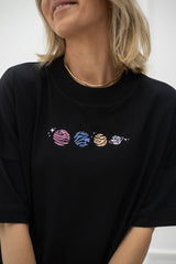 T-Shirt (Oversized) mit "Spheres" Motiv