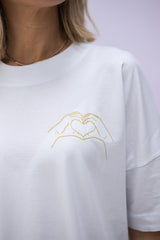 T-Shirt (Oversized) mit "Fearless" Motiv