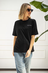 T-Shirt (Oversized) mit "My favorite white" Motiv