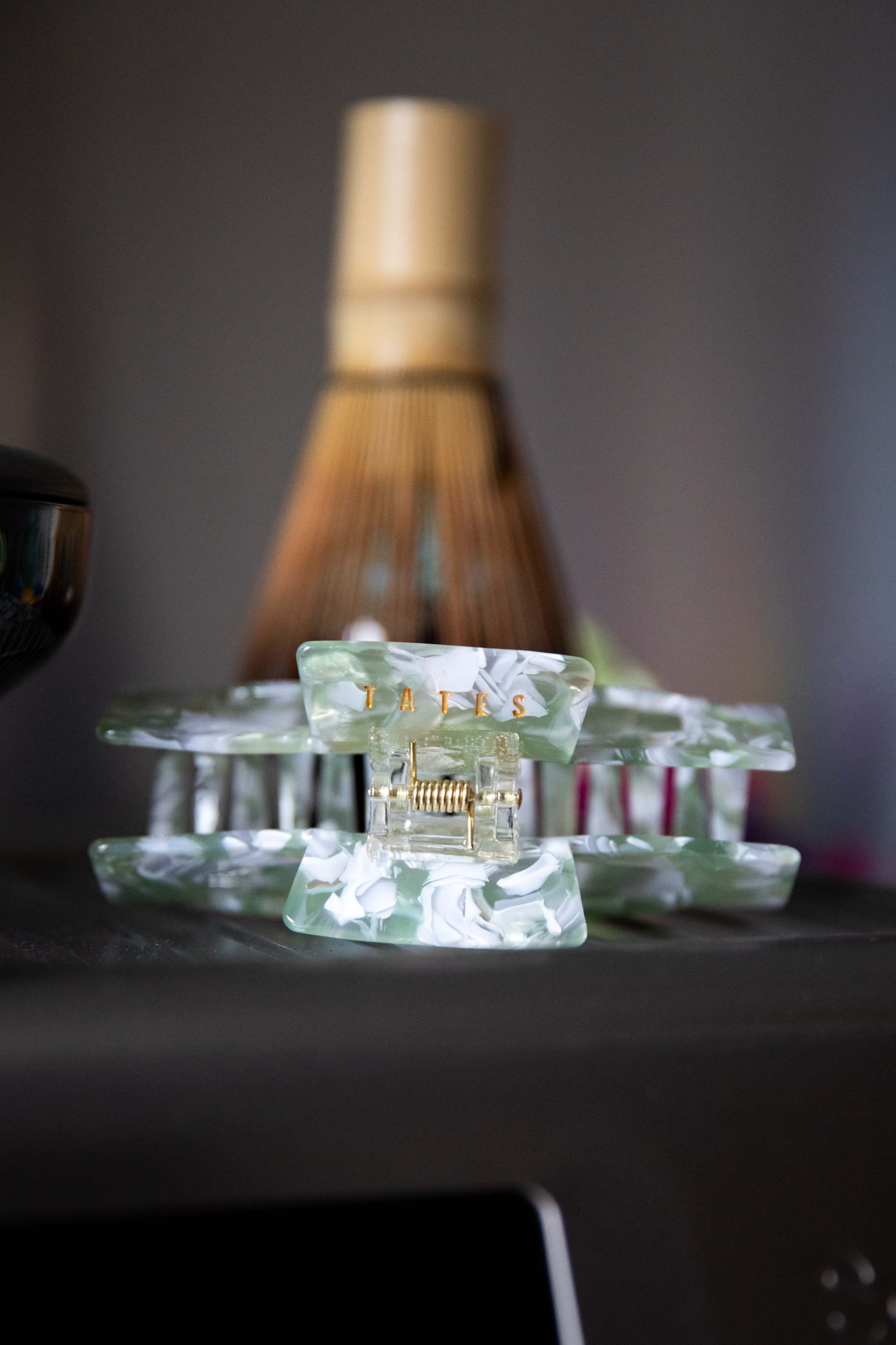 Eukalyptus Haarklammer midi