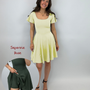Classic Skort Kleid Ivy - Pastellgelb