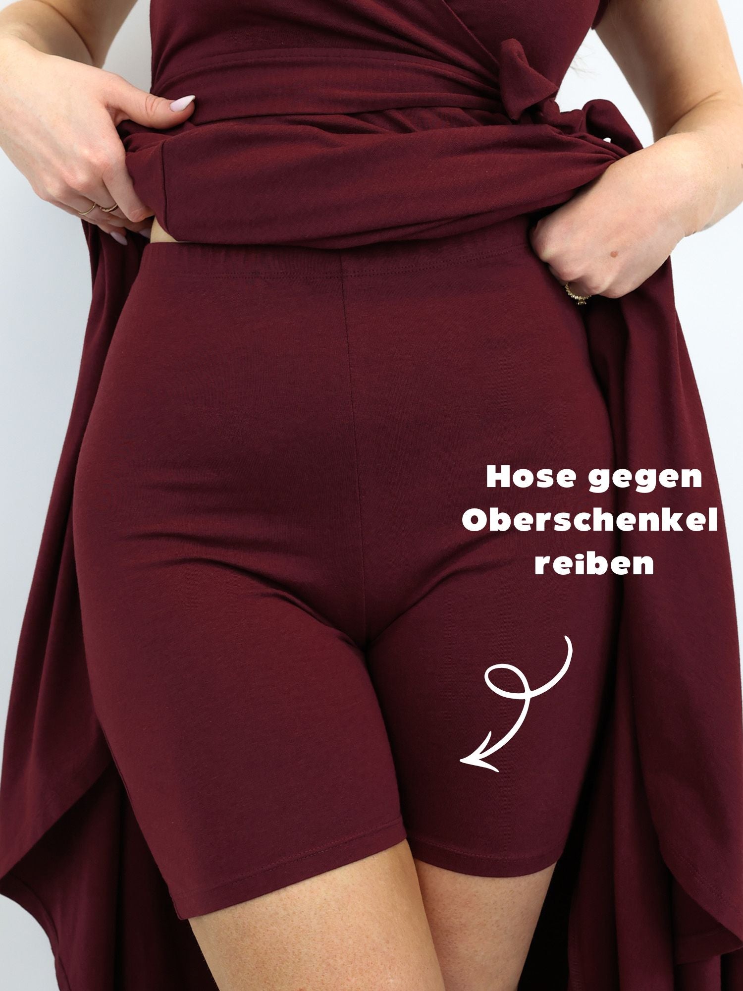 Midi Wickelkleid Carina - Plum
