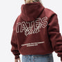TATES Club Hoodie – Bordeaux