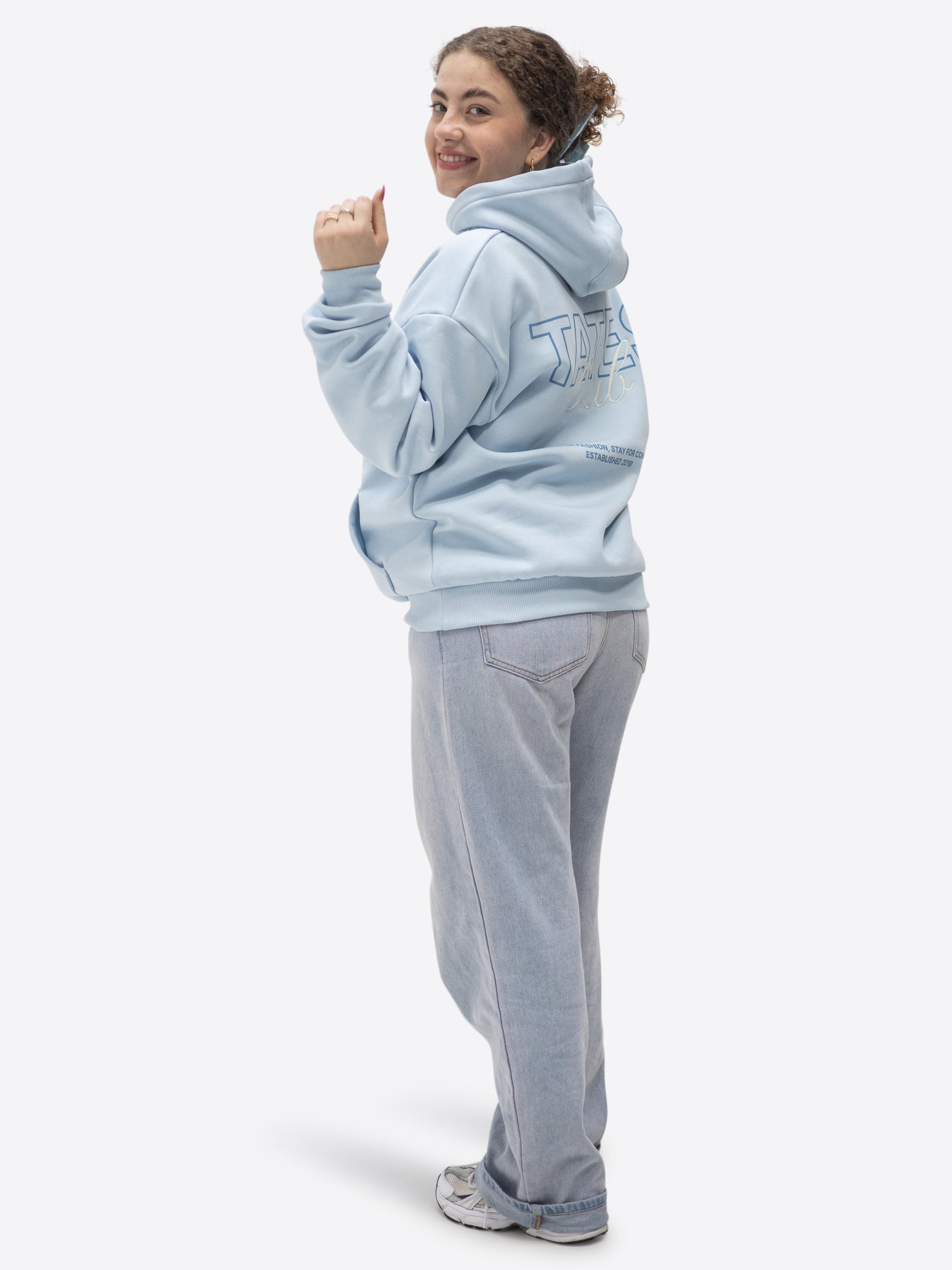 TATES Club Hoodie – Hellblau