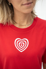 T-Shirt (Normal) mit "Red" Motiv