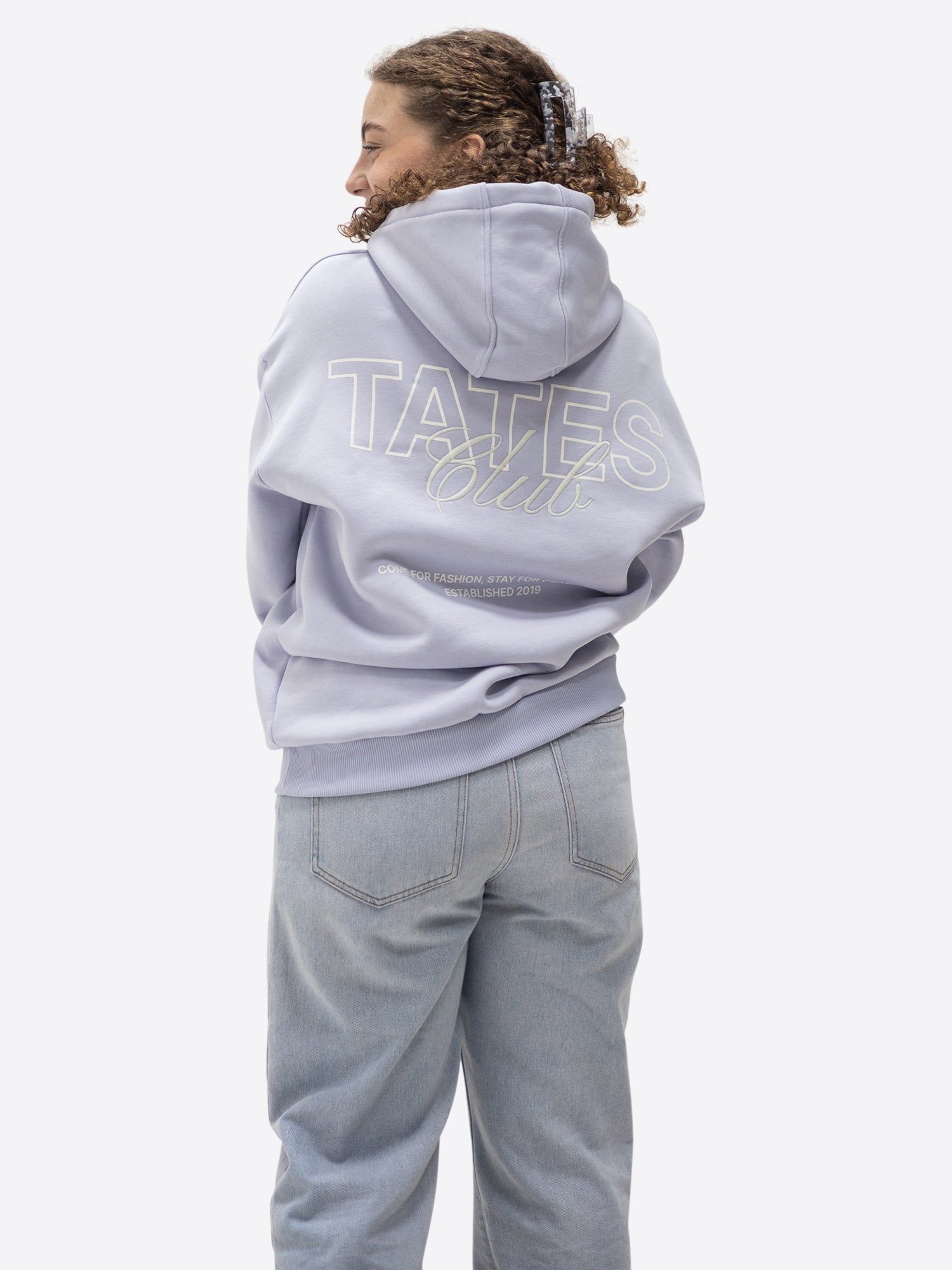 TATES Club Hoodie – Flieder