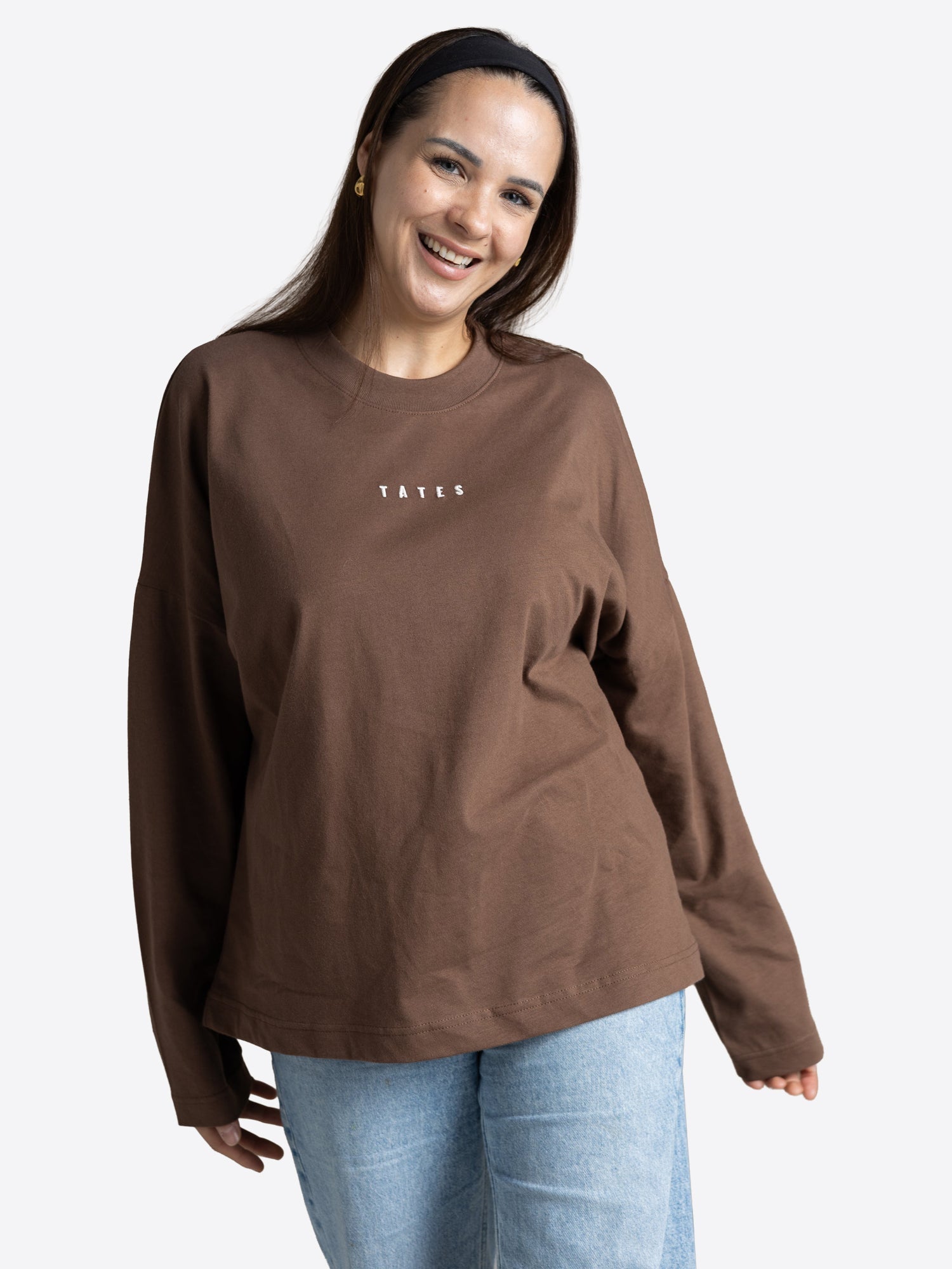 Longsleeve (Oversized) – Chocolate