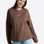 Oversized Longsleeve – Chocolate