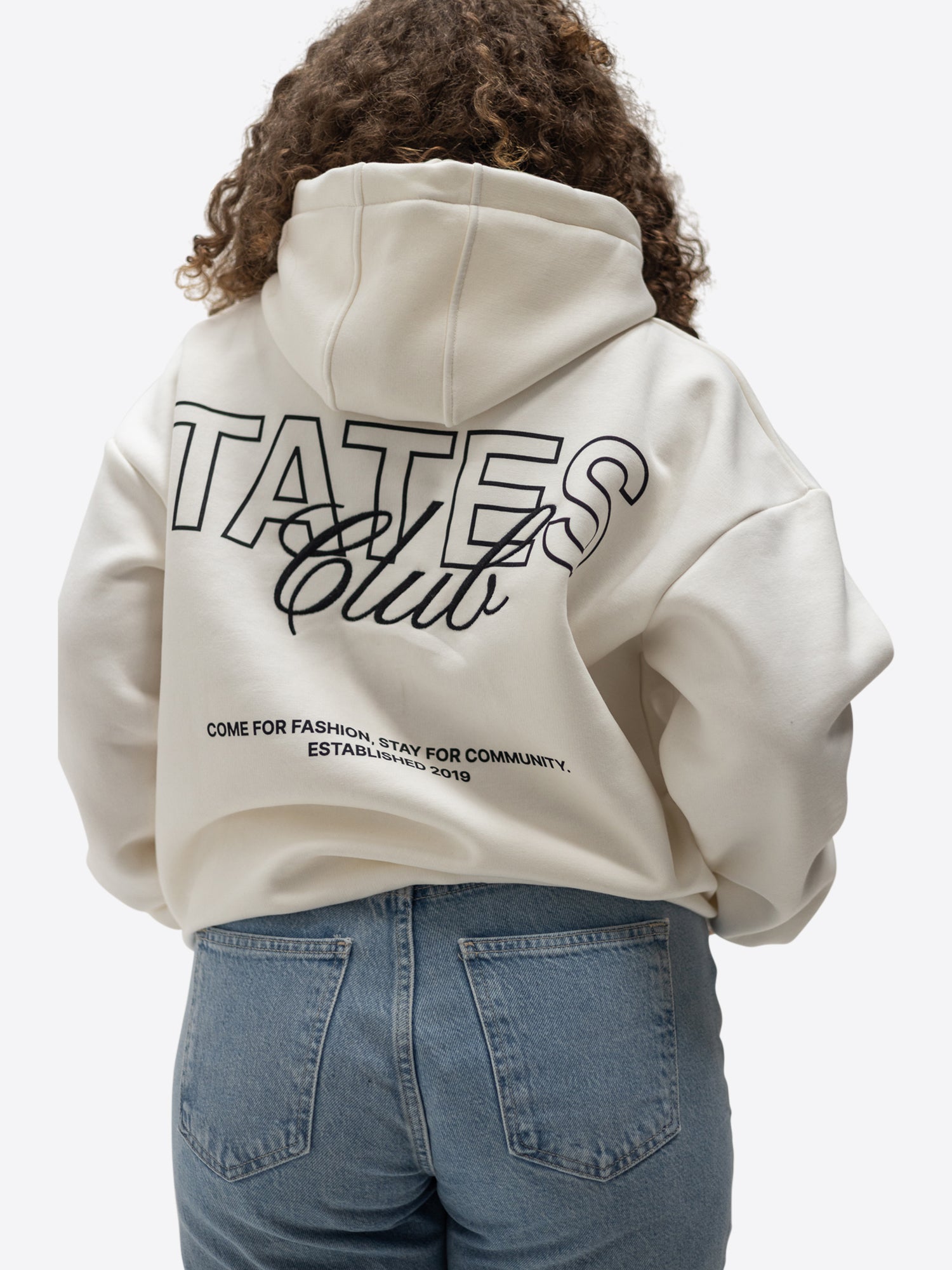 TATES Club Hoodie – Off white