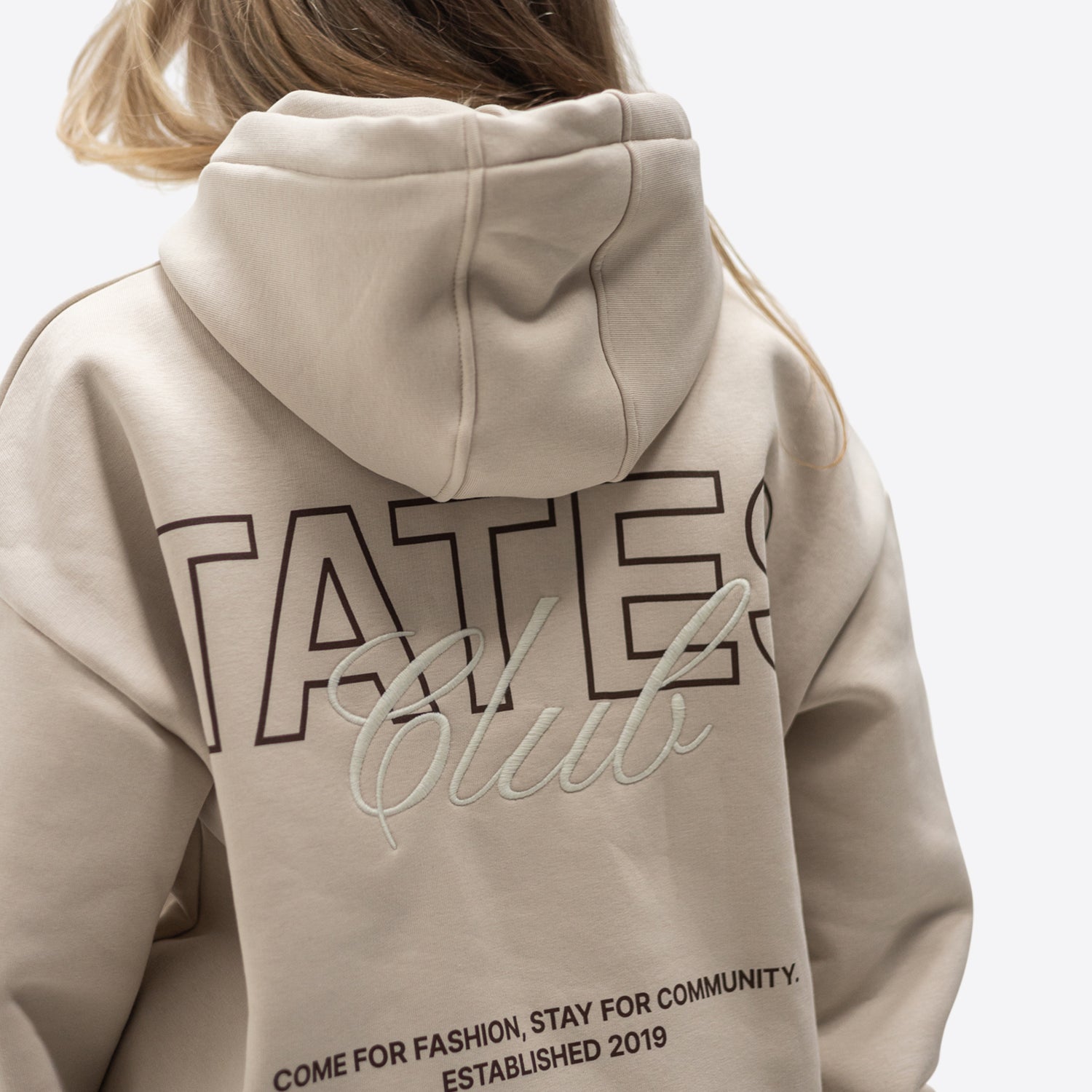 TATES Club Hoodie – Beige