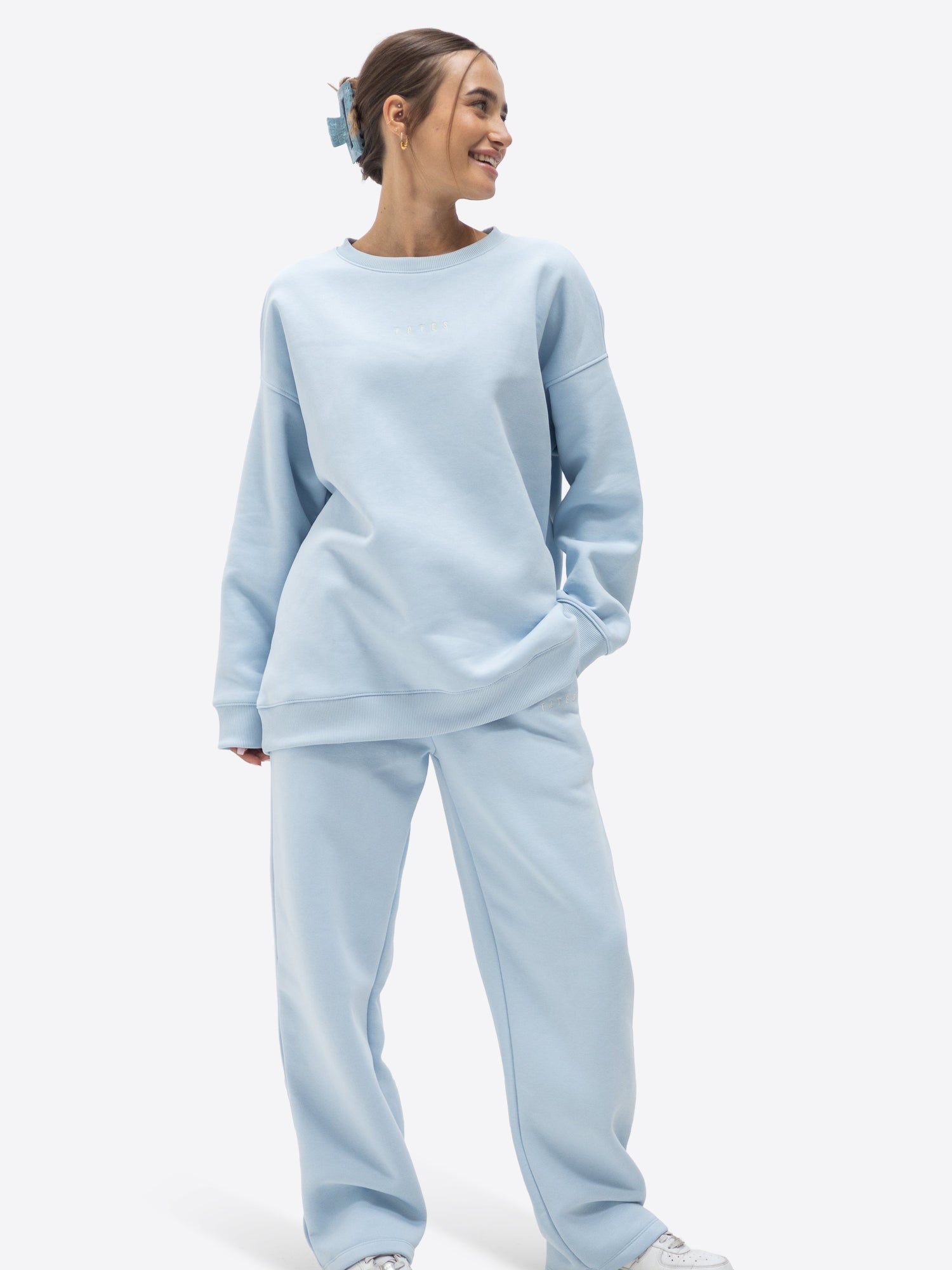 Original Wide Waistband Sweater – Hellblau