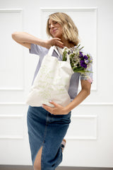 Tote bag mit "a flower" Motiv