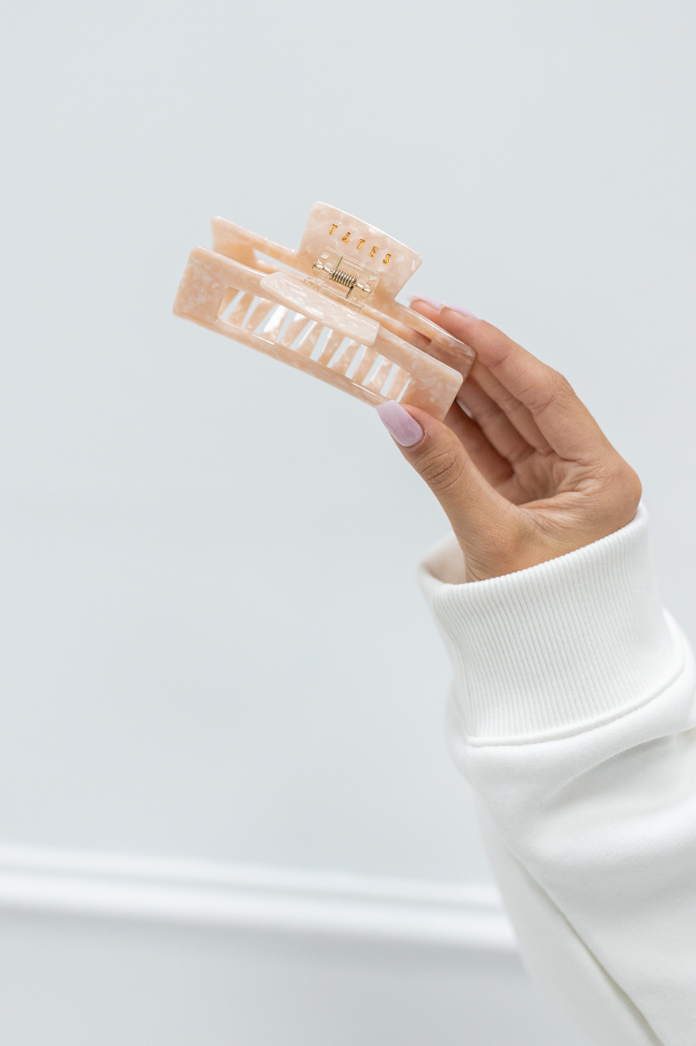 Marshmallow Haarklammer midi