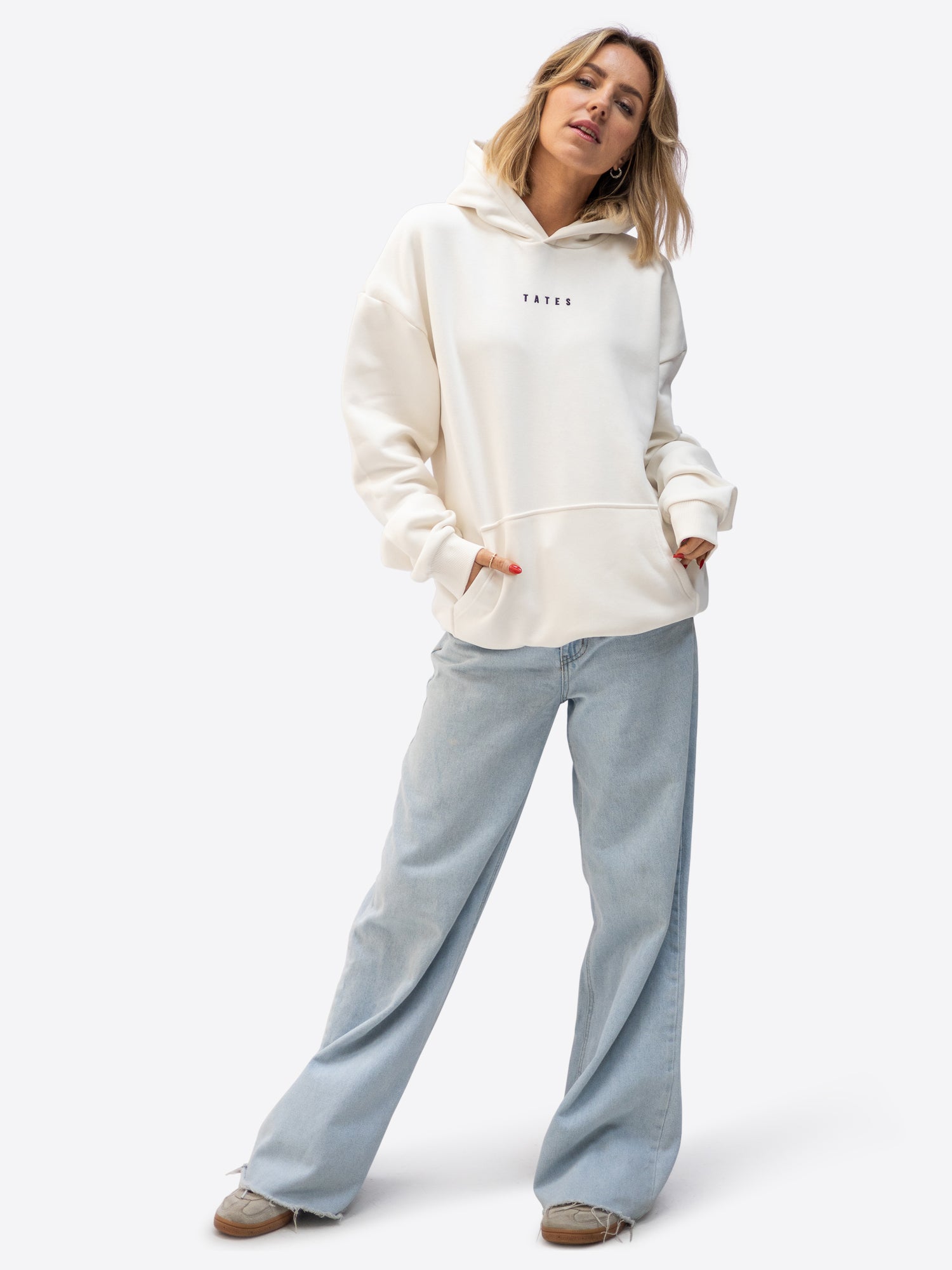 Regular Waistband Hoodie – Grün