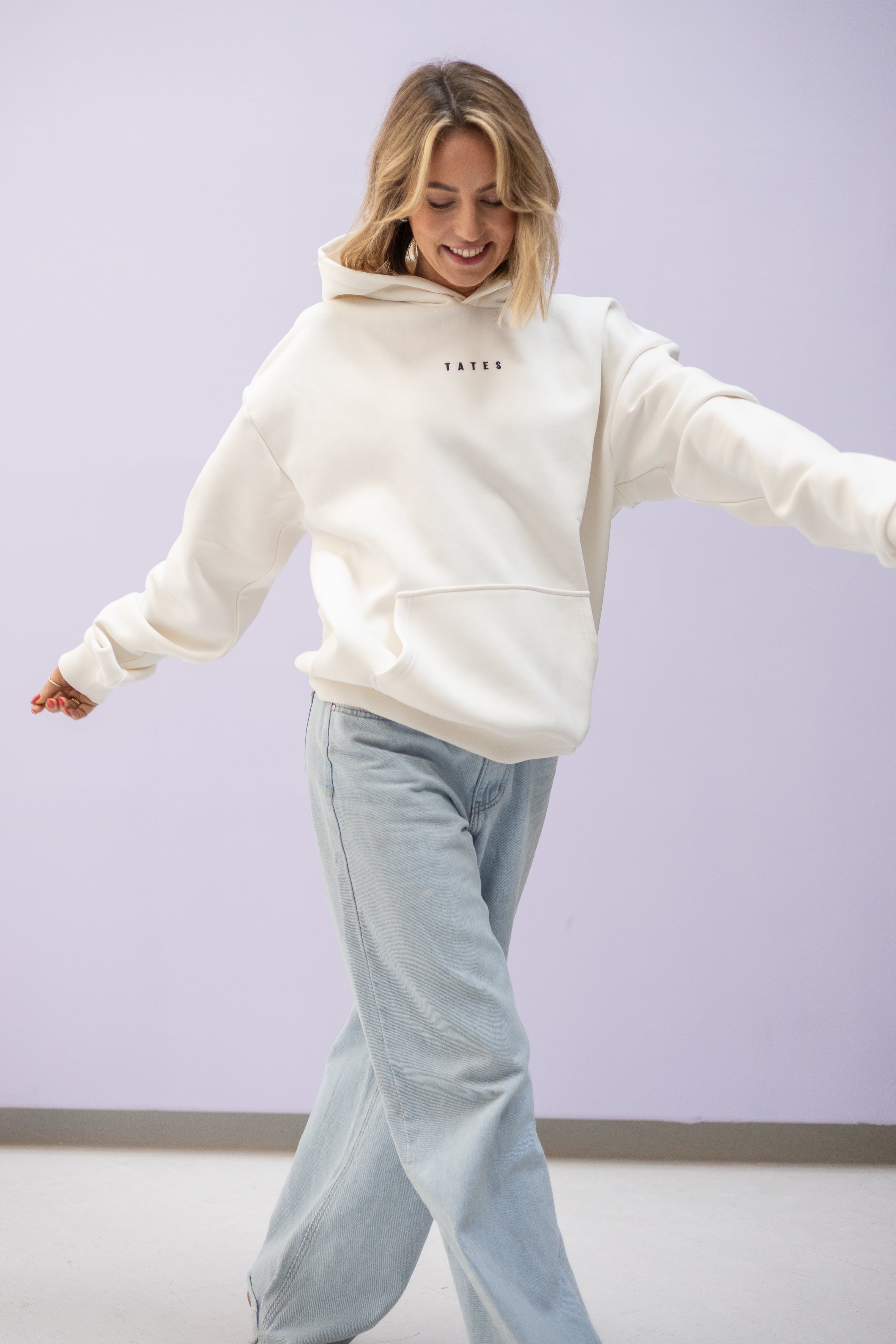 Original Regular Waistband Hoodie "Book club"