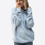 Regular Waistband Hoodie – Hellblau