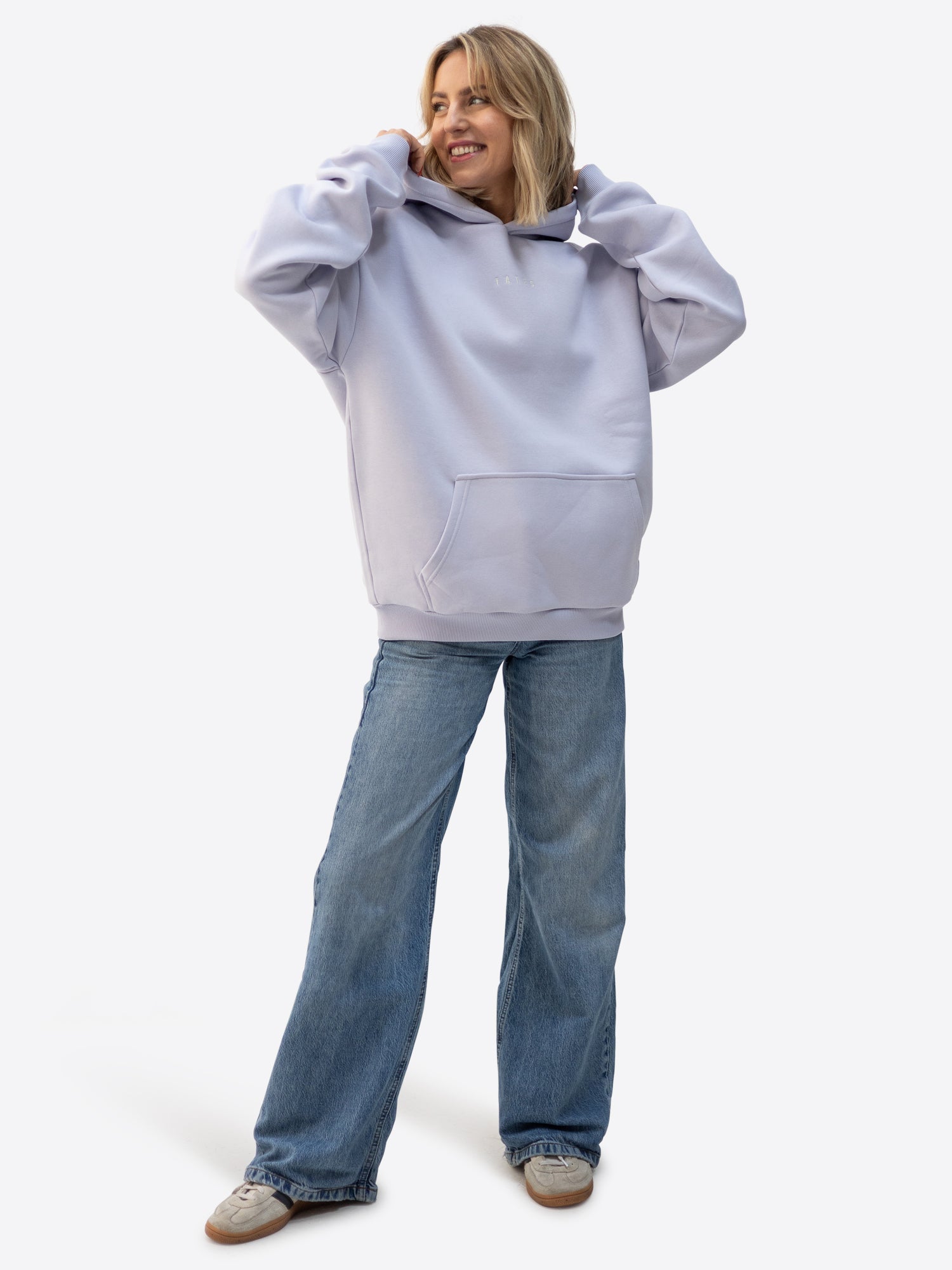 Regular Waistband Hoodie – Flieder