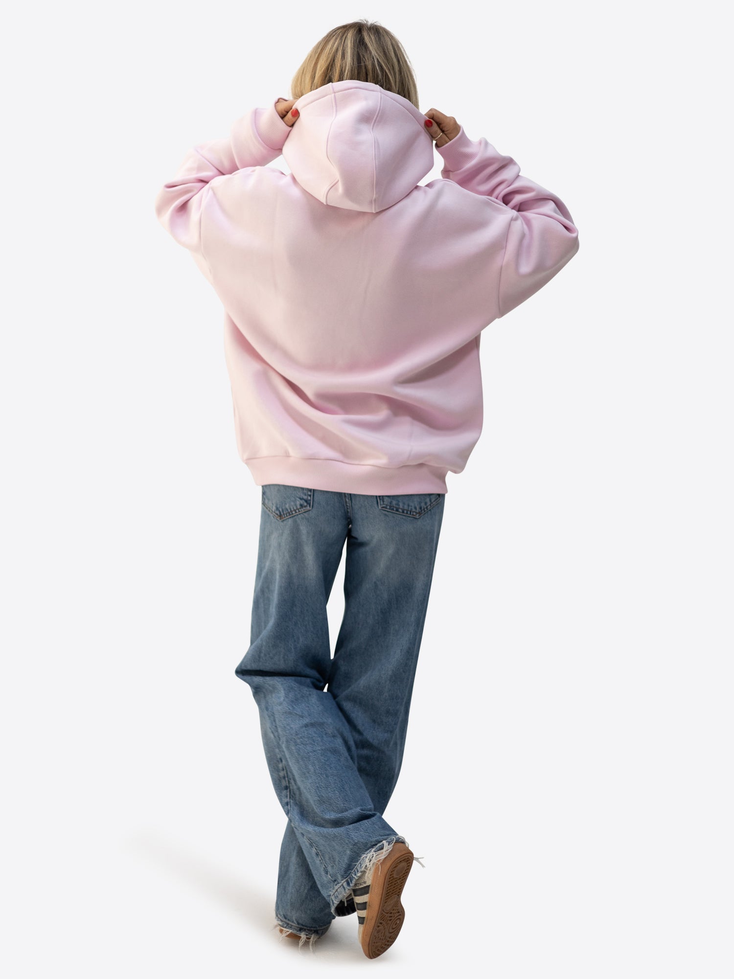 Regular Waistband Hoodie – Rosa
