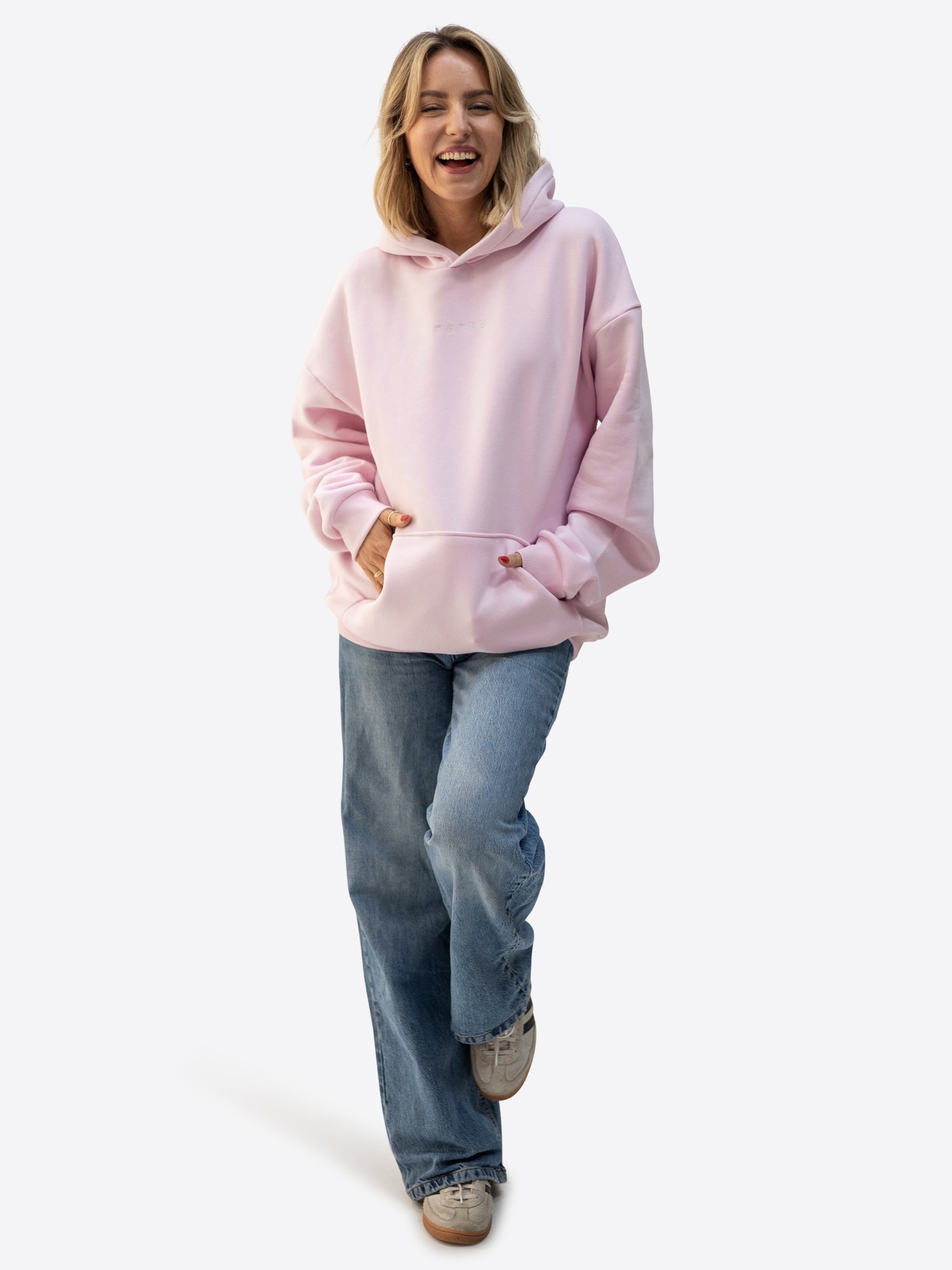 Regular Waistband Hoodie – Rosa