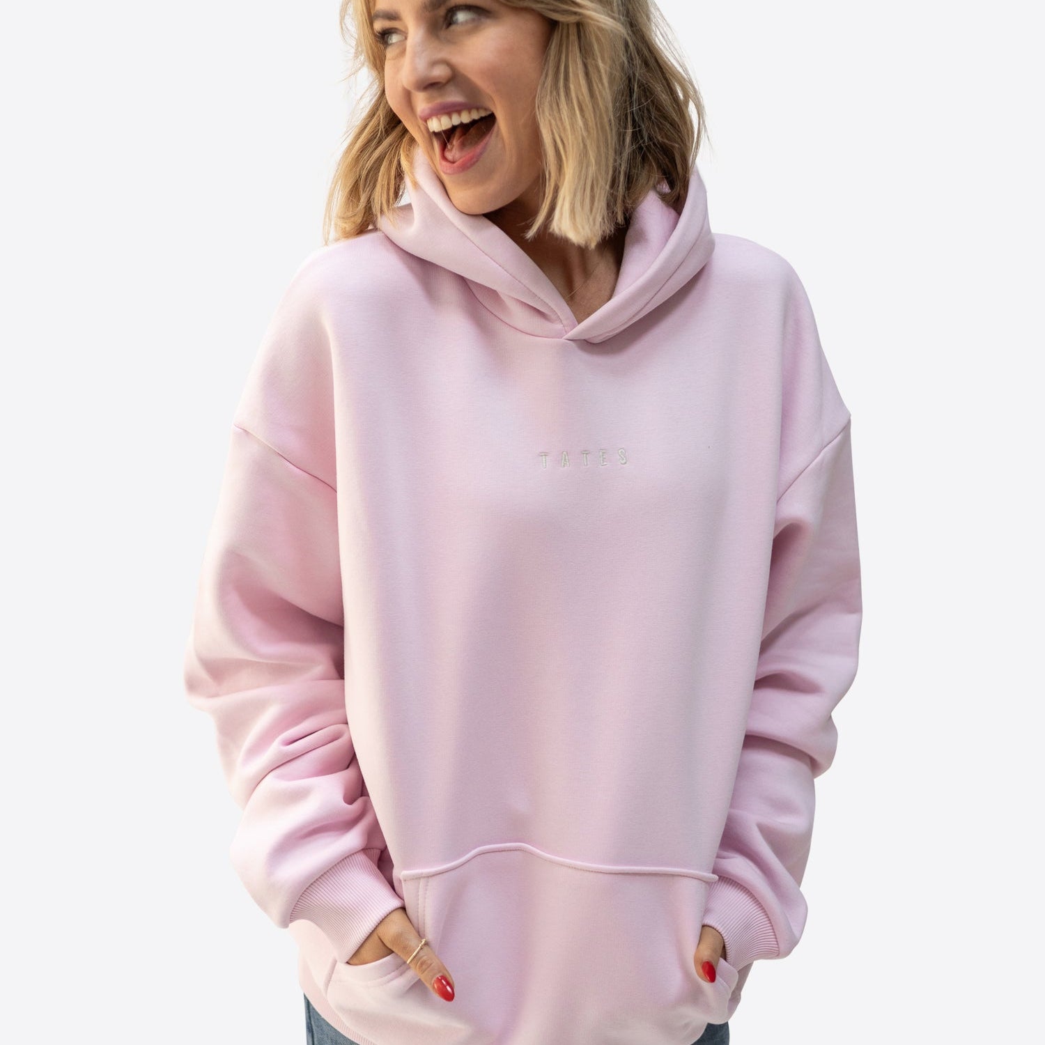 Regular Waistband Hoodie – Rosa