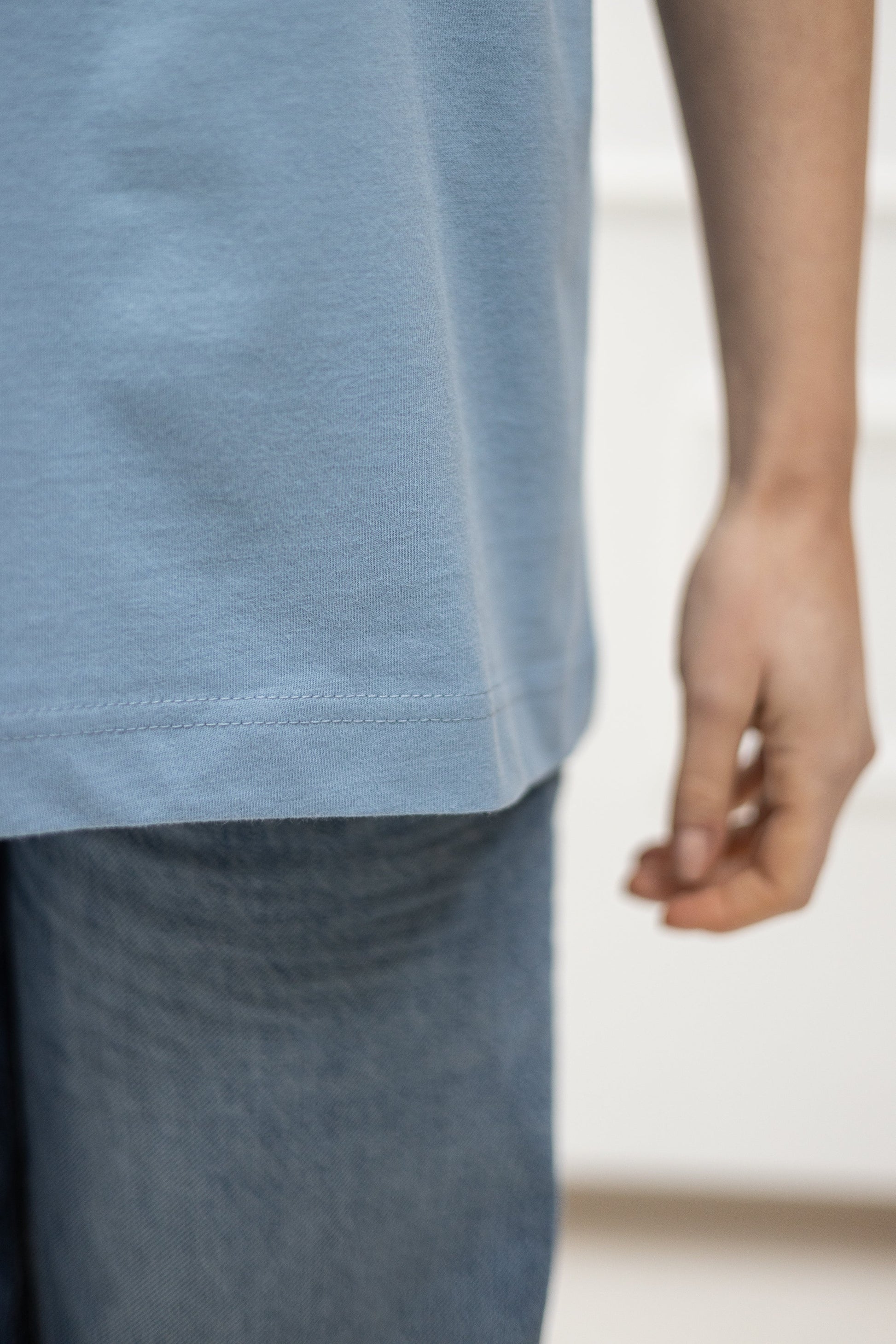 Soft Touch T-Shirt 1.0 – Dusty Blue