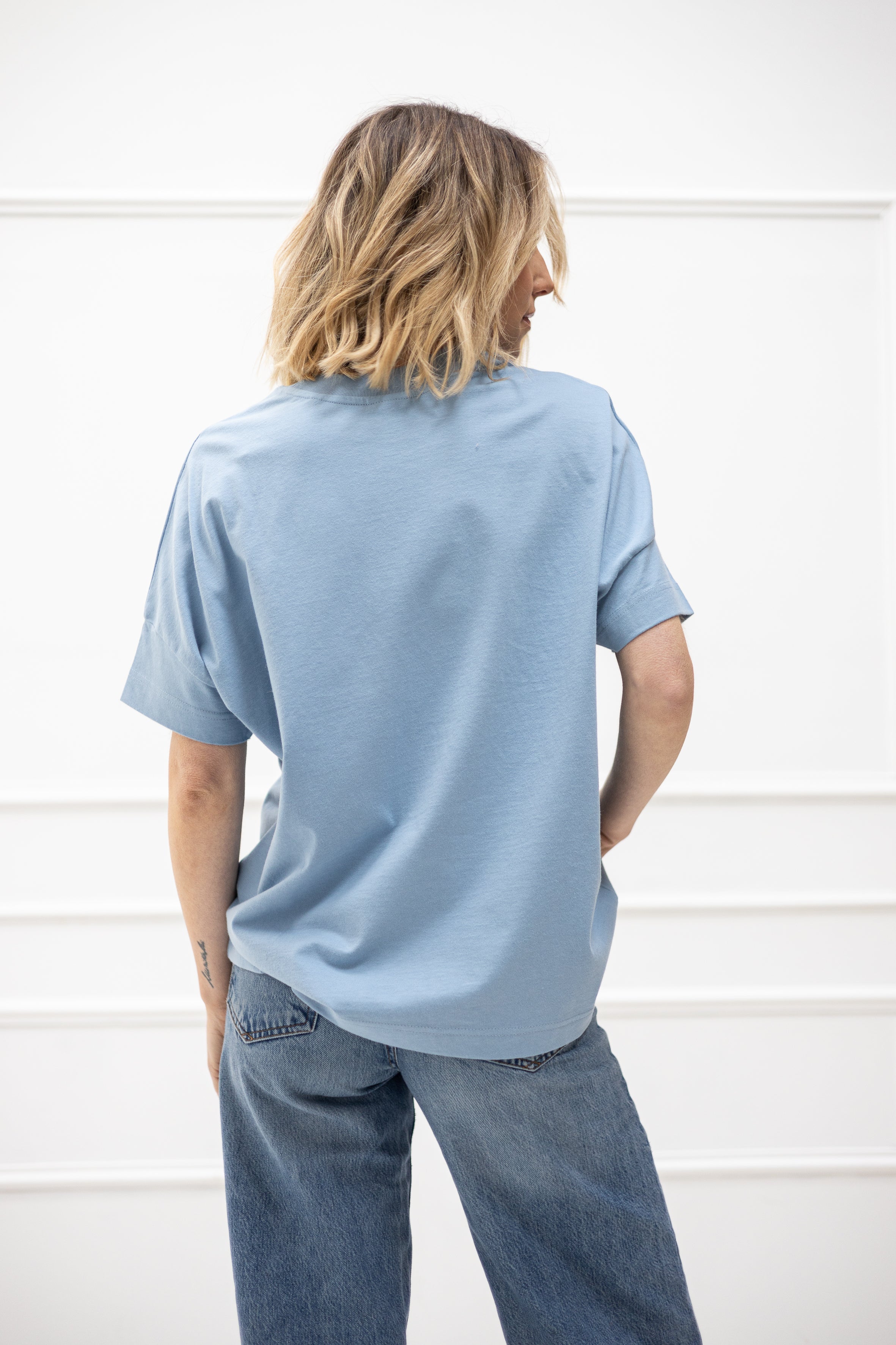 Soft Touch T-Shirt 1.0 – Dusty Blue