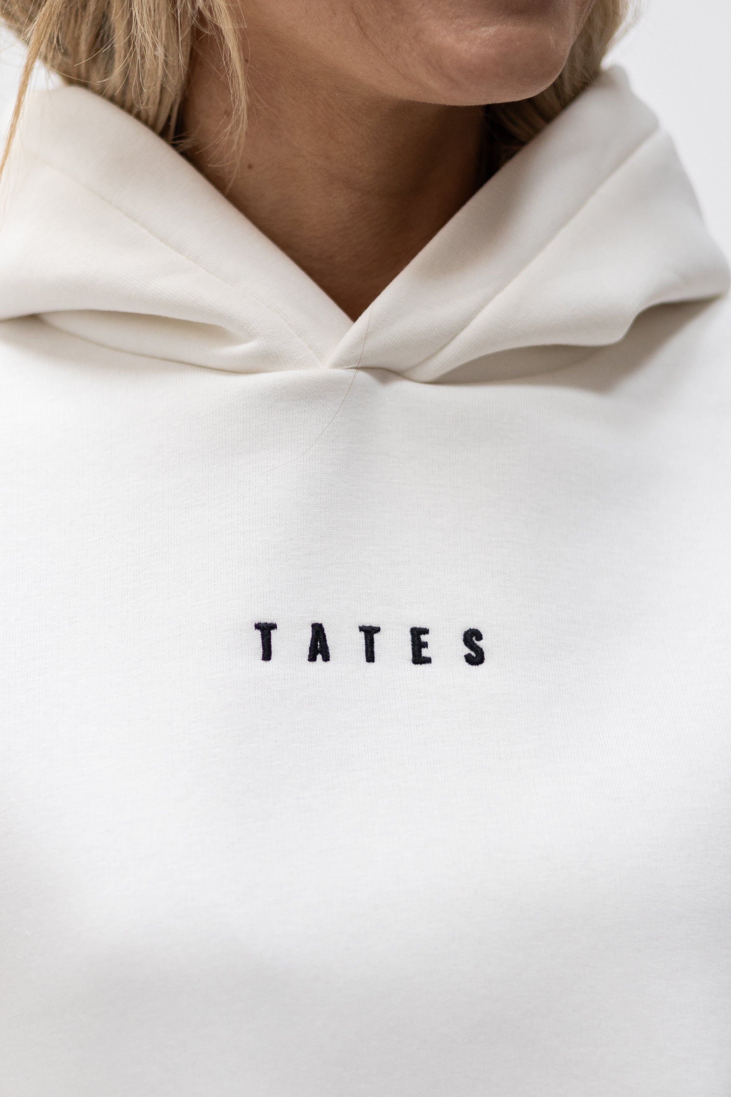 Regular Waistband Hoodie  "Stay kind" – Off white
