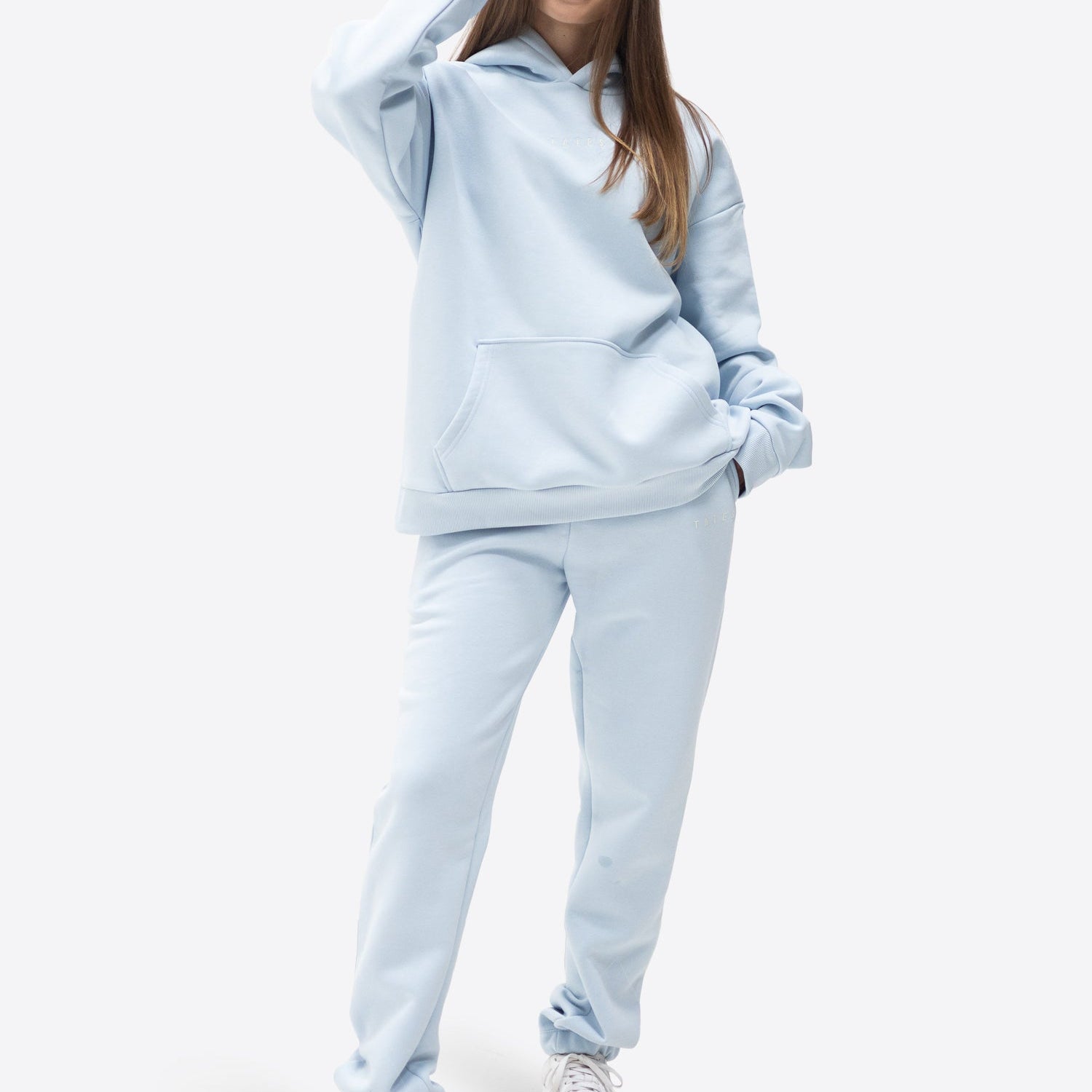 Original Wide Waistband Hoodie – Hellblau