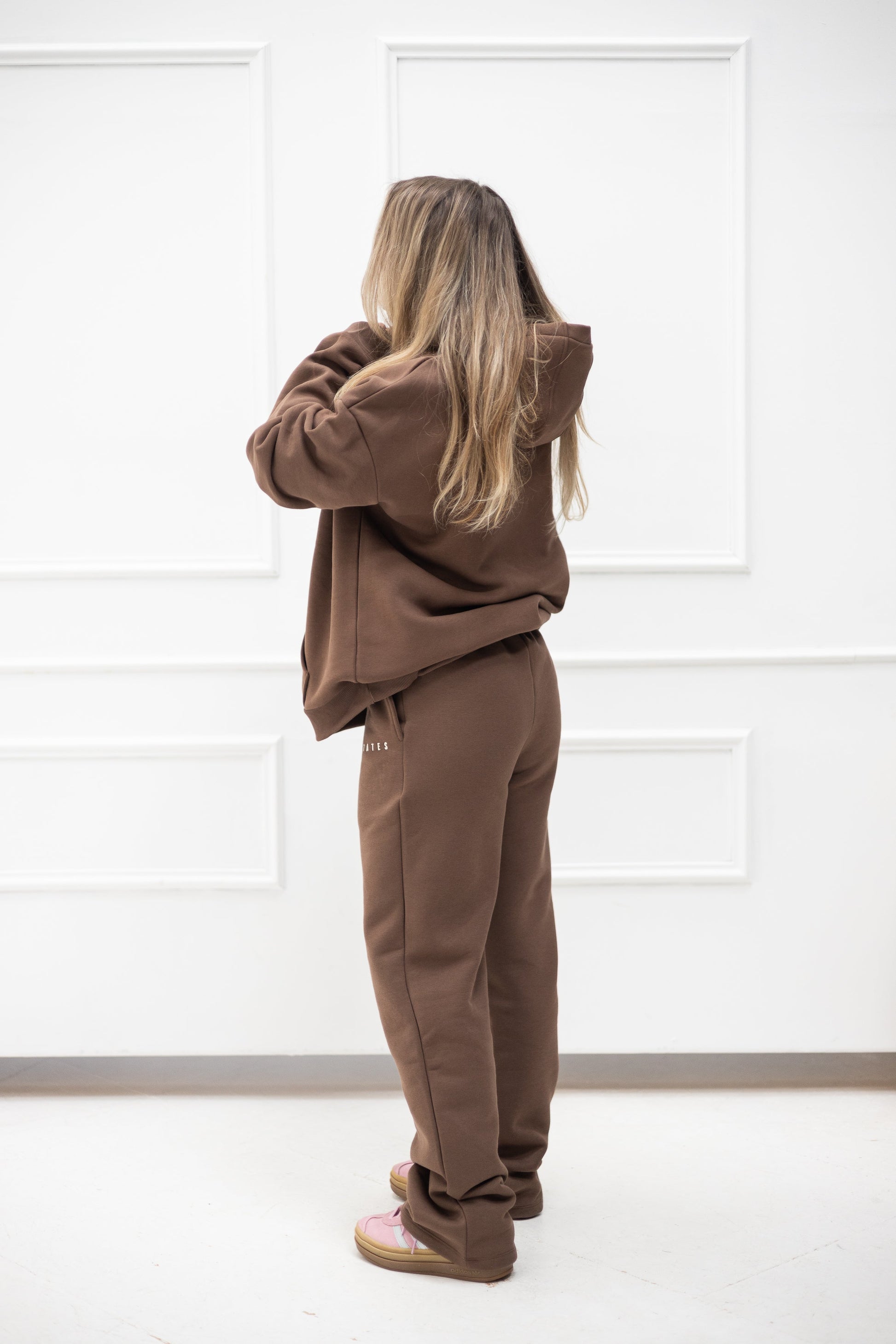 Original Wide Waistband Hoodie – Chocolate