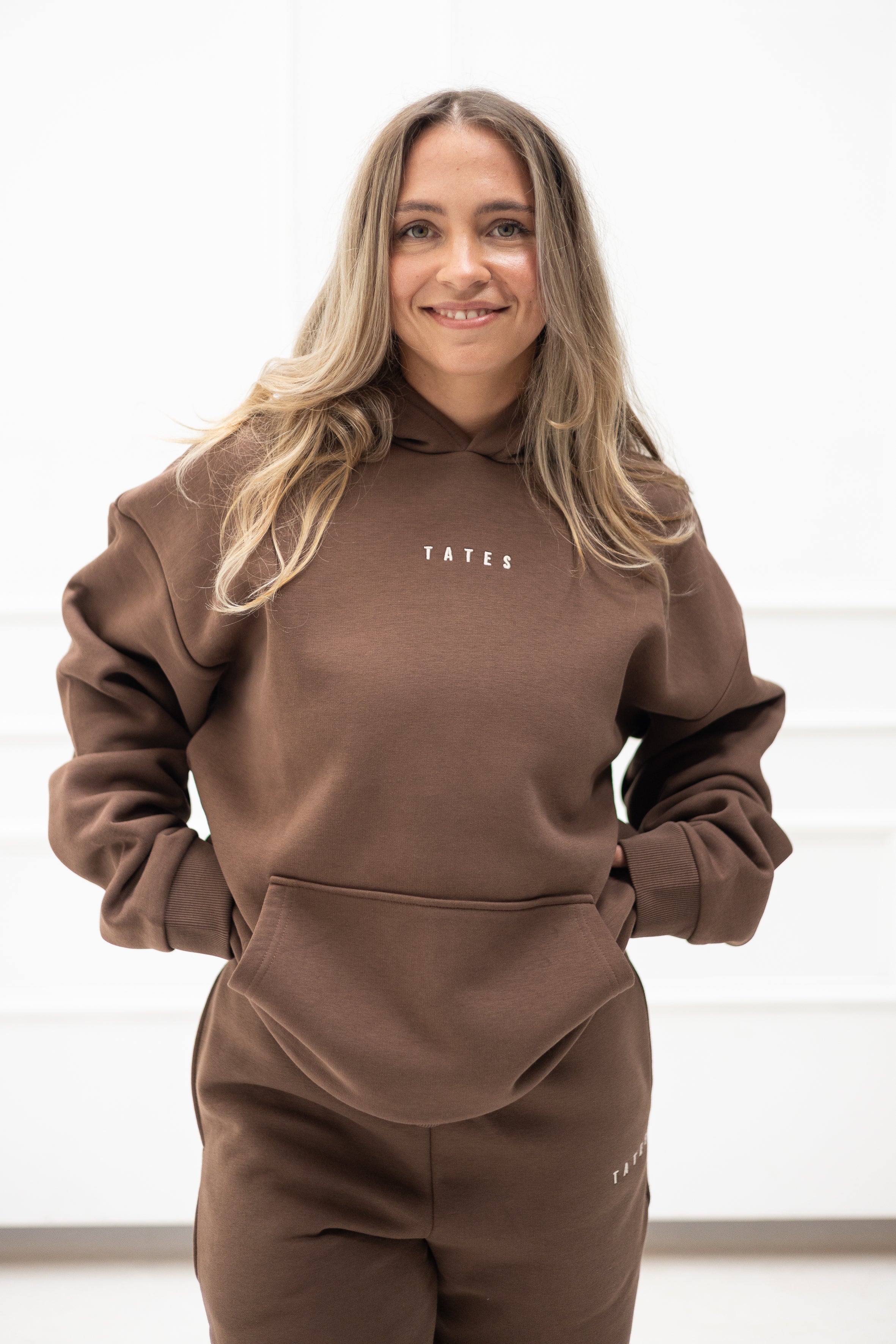 Original Wide Waistband Hoodie – Chocolate