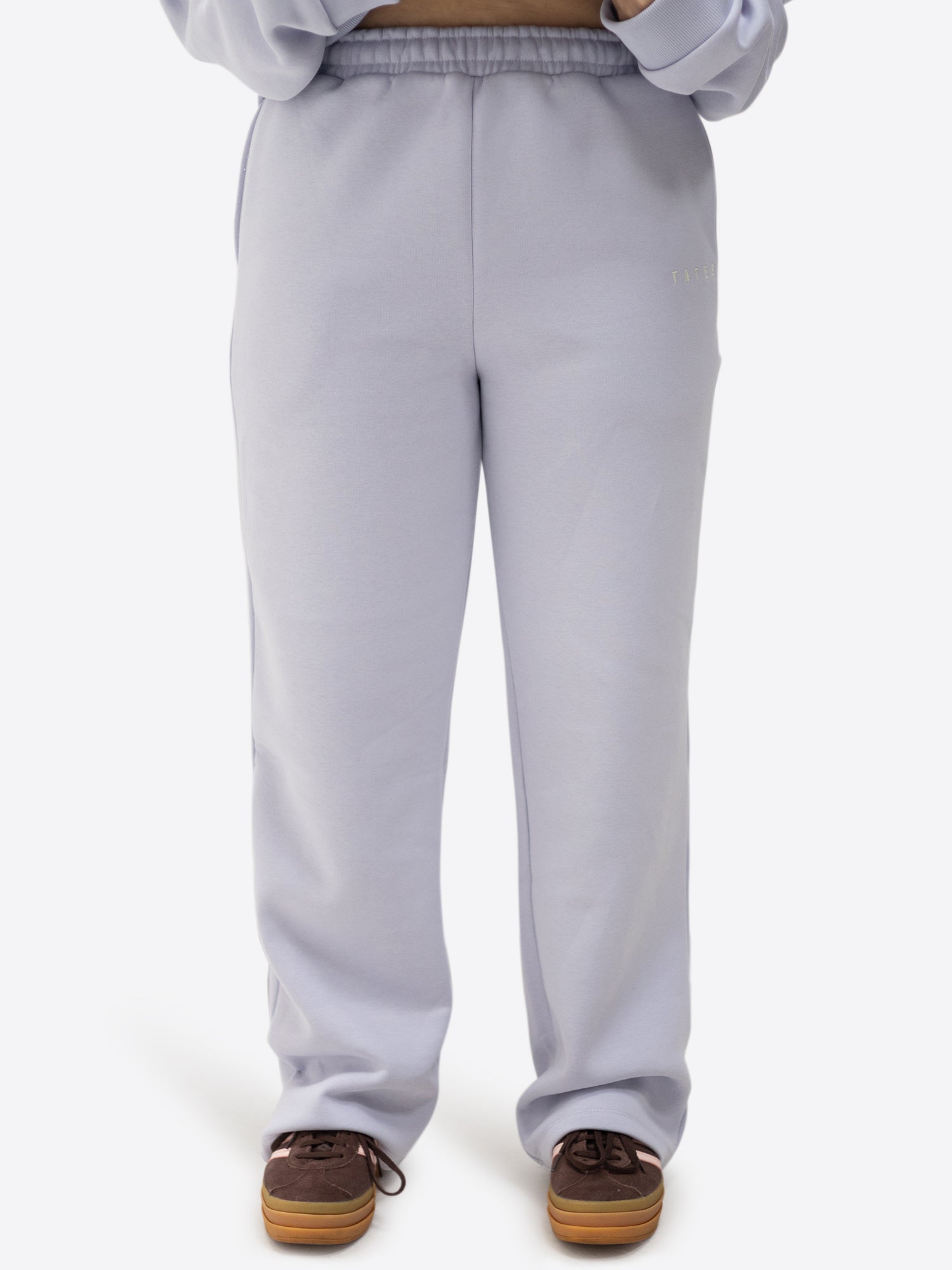 Jogginghose wide leg – Flieder