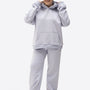 Wide Waistband Hoodie – Flieder