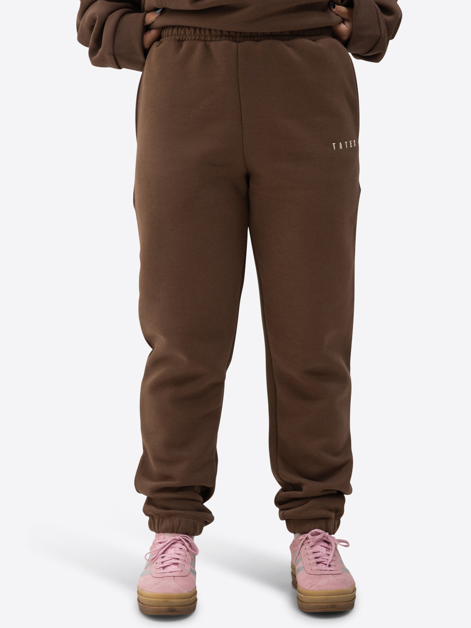 Jogginghose tight leg – Chocolate