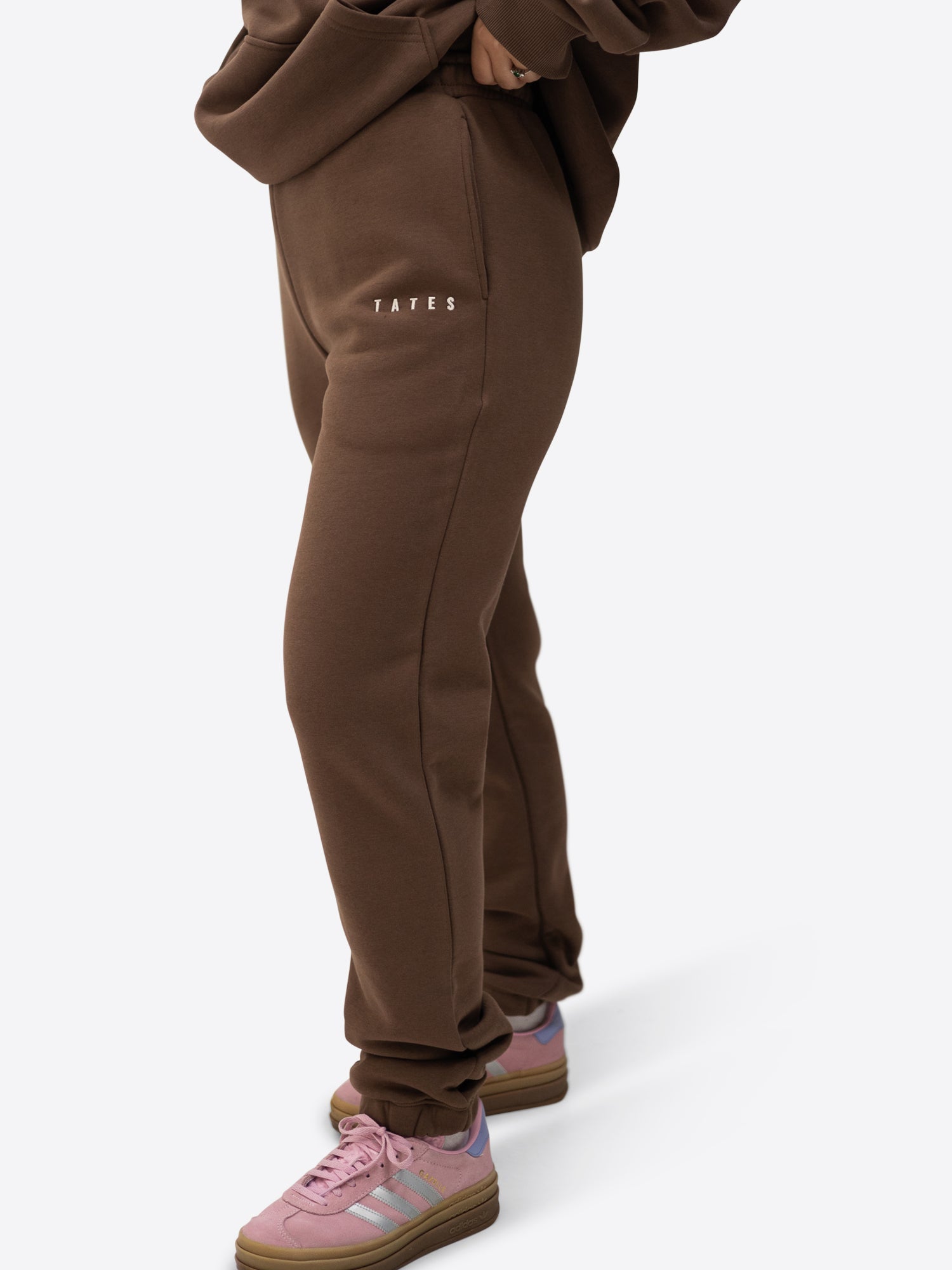 Jogginghose tight leg – Chocolate