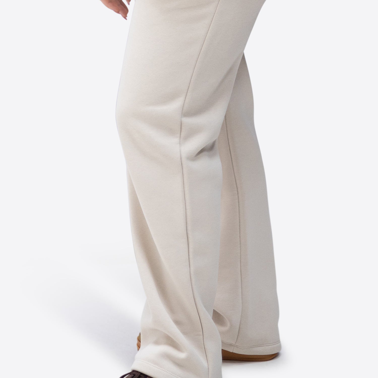 Jogginghose wide leg – Beige