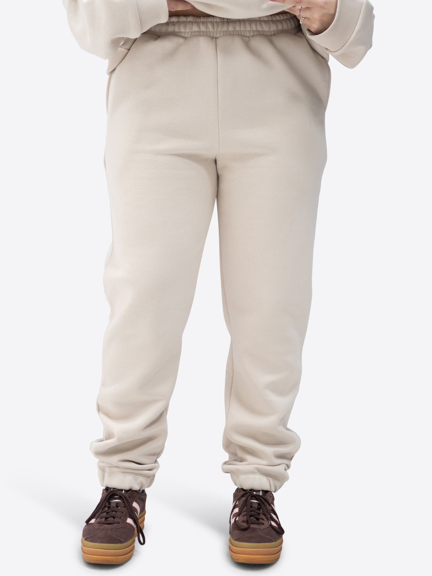 Jogginghose tight leg – Beige