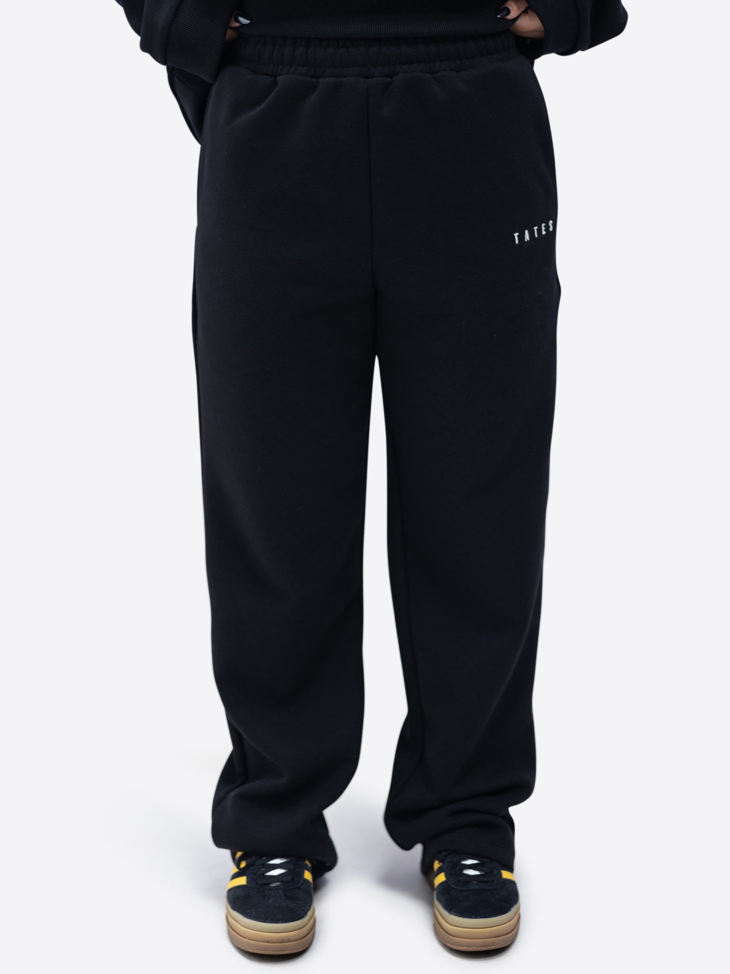 Jogginghose wide leg – Schwarz