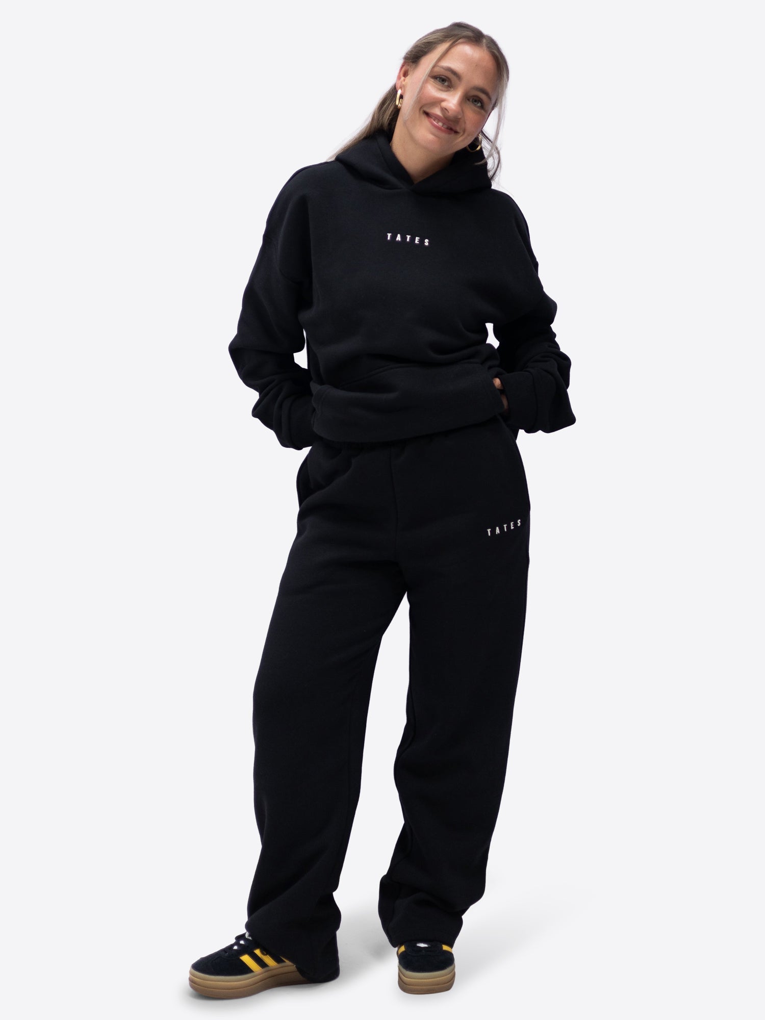 Original Wide Waistband Hoodie – Schwarz