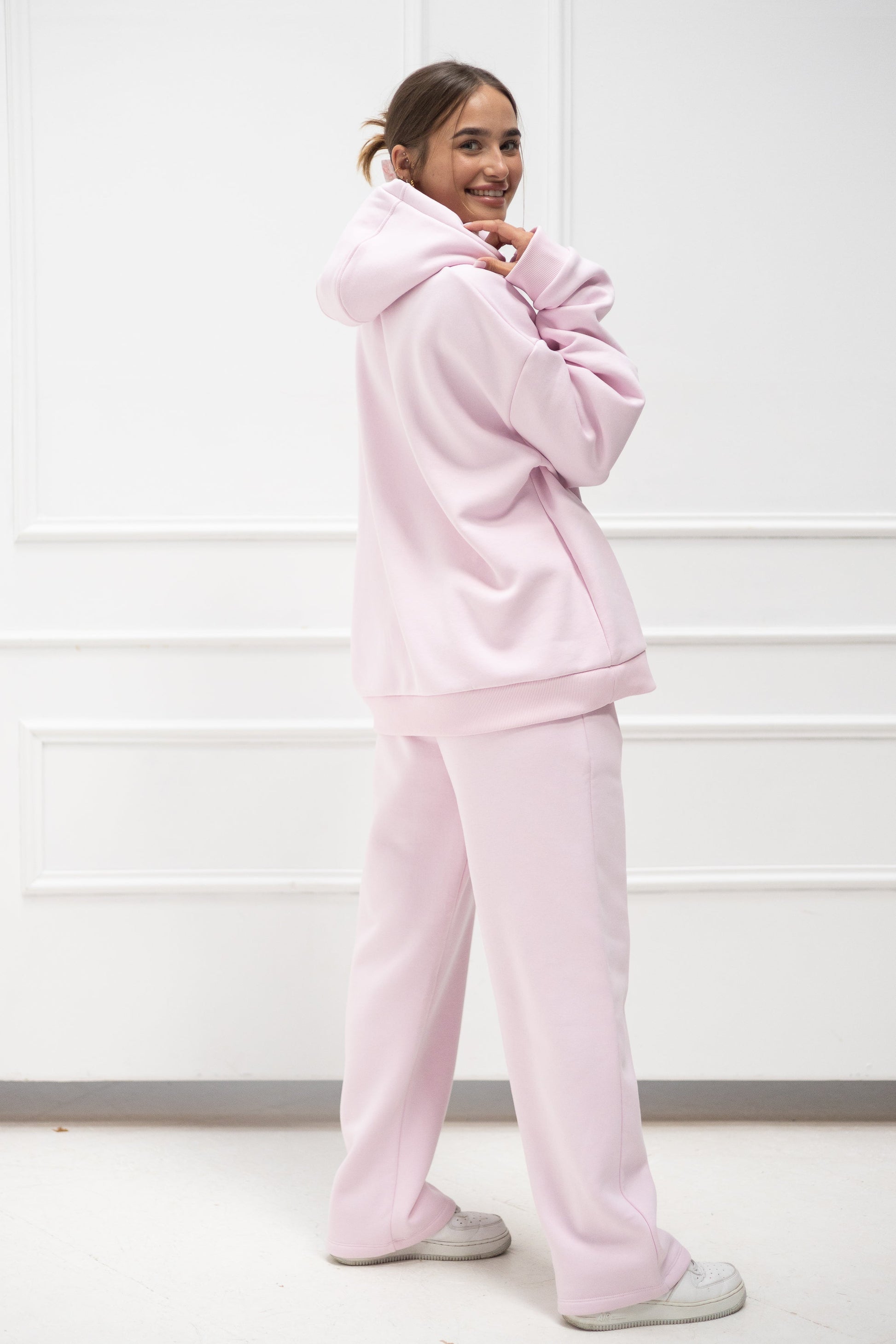 Original Wide Waistband Hoodie – Rosa