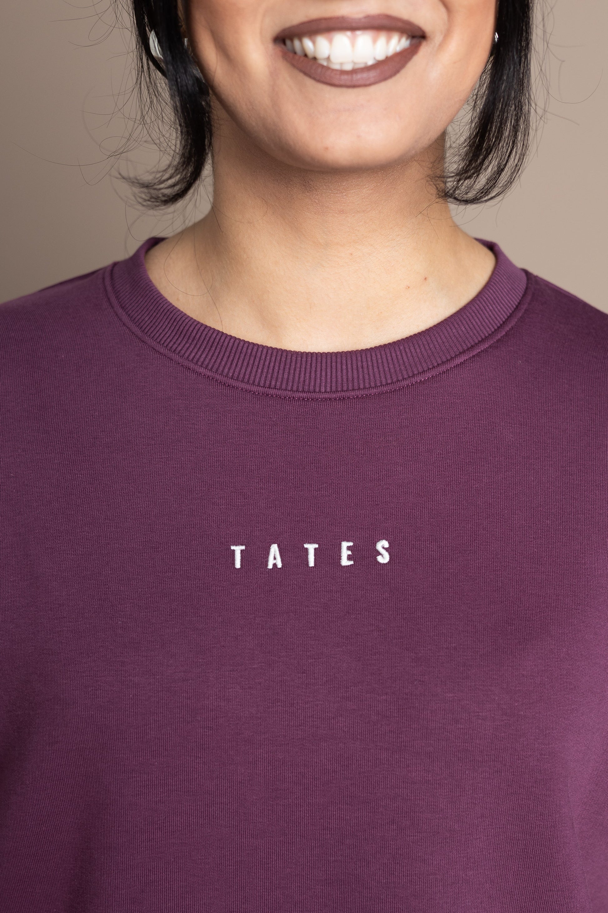 Original Wide Waistband Sweater – Aubergine