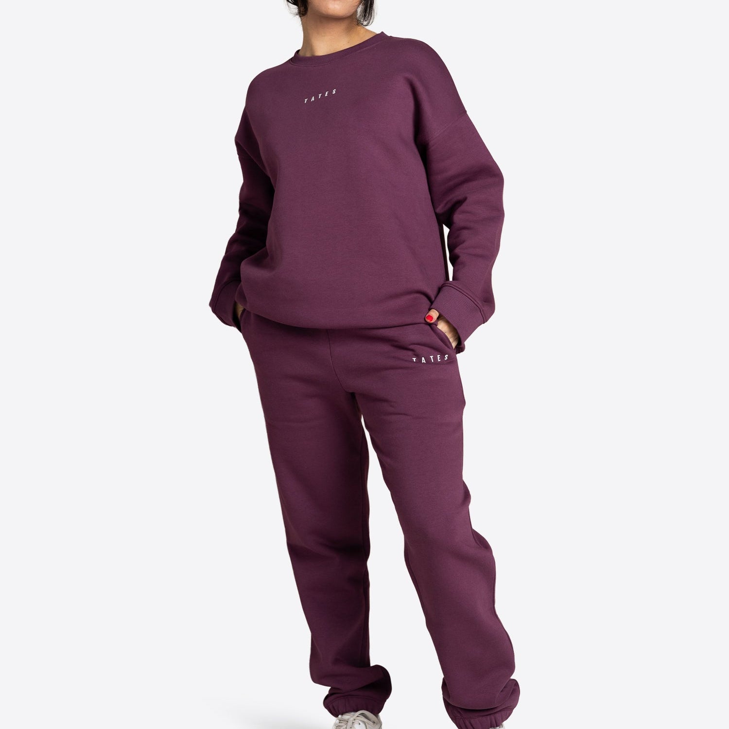 Original Wide Waistband Sweater – Aubergine