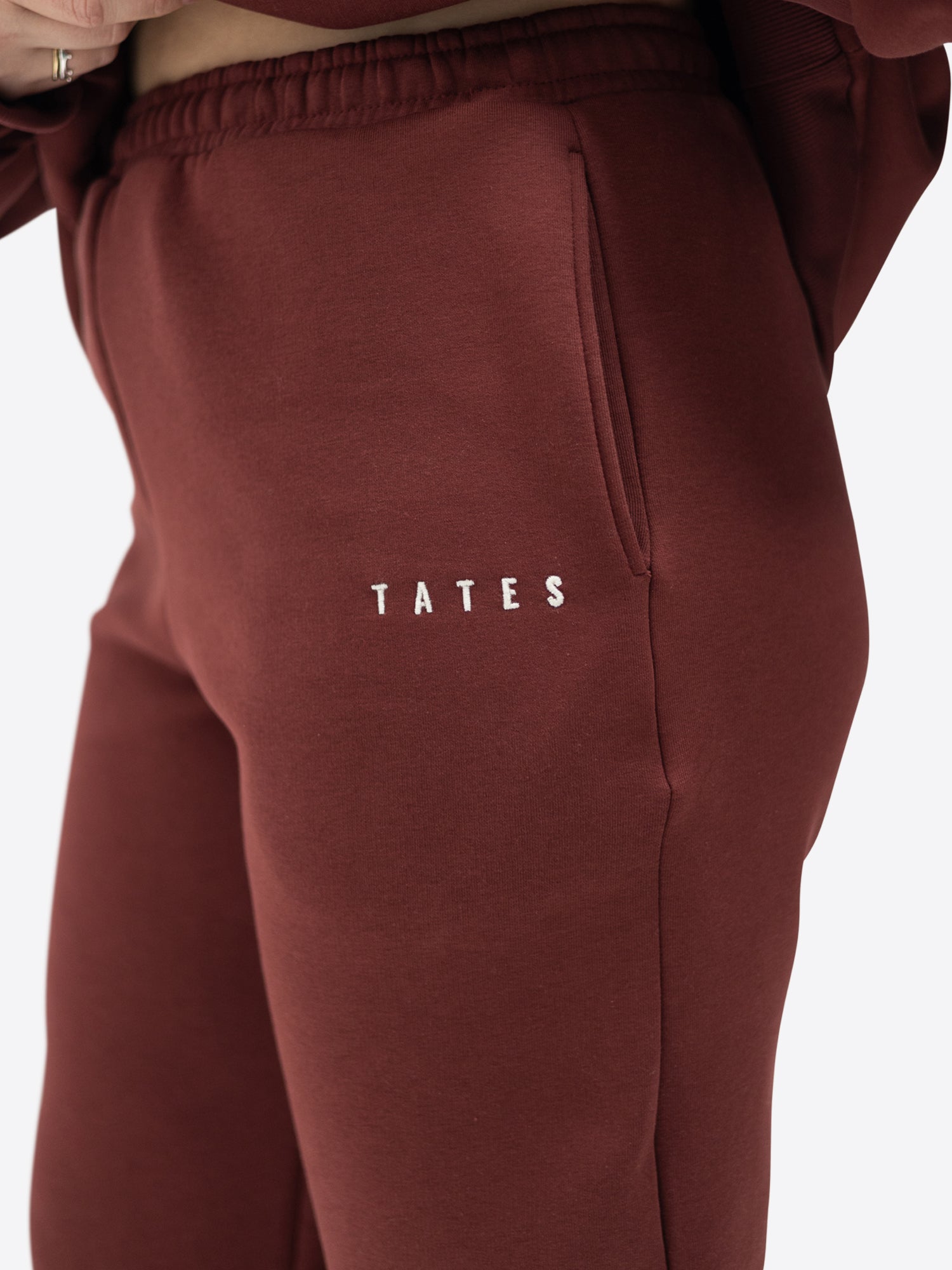 Jogginghose tight leg – Bordeaux