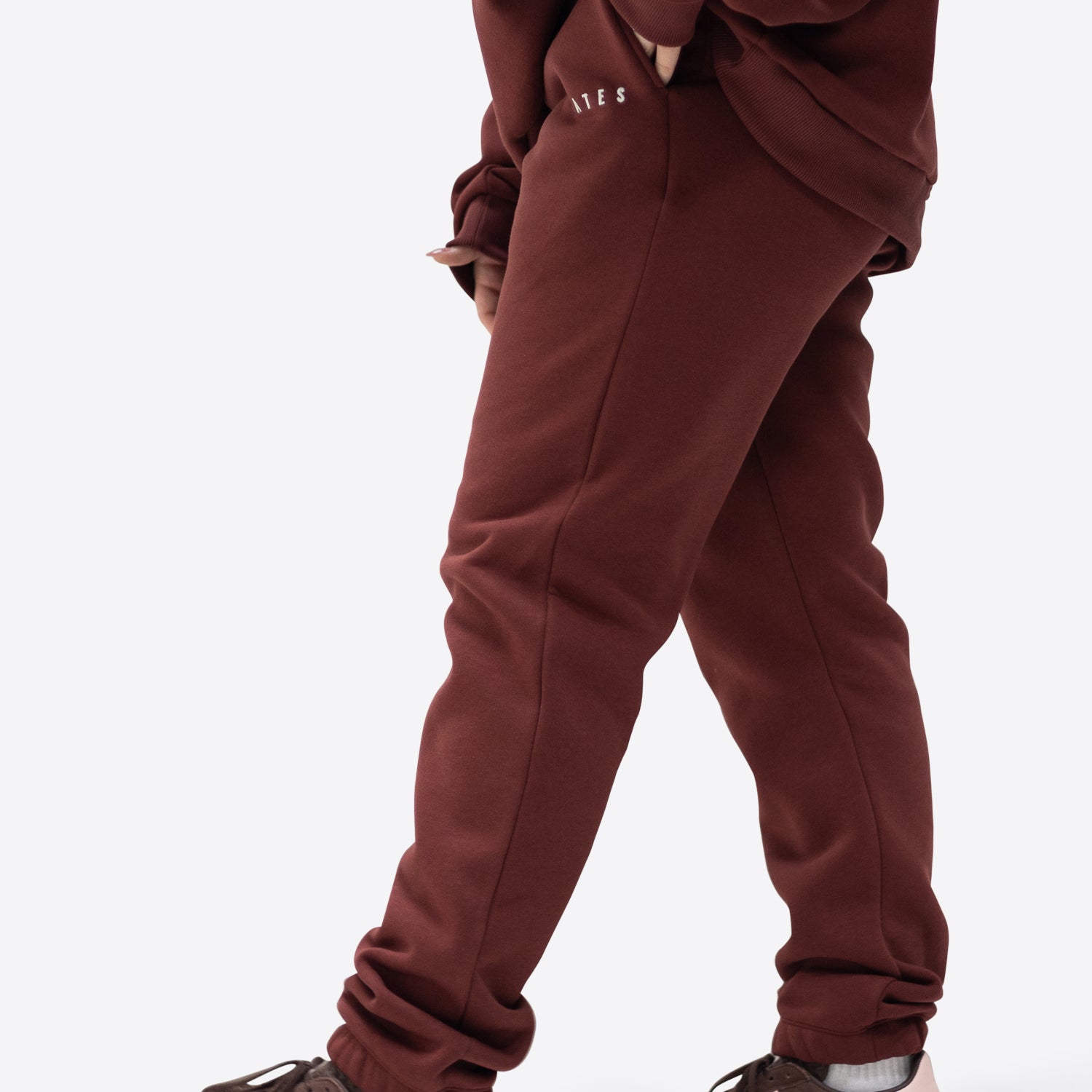 Jogginghose tight leg – Bordeaux