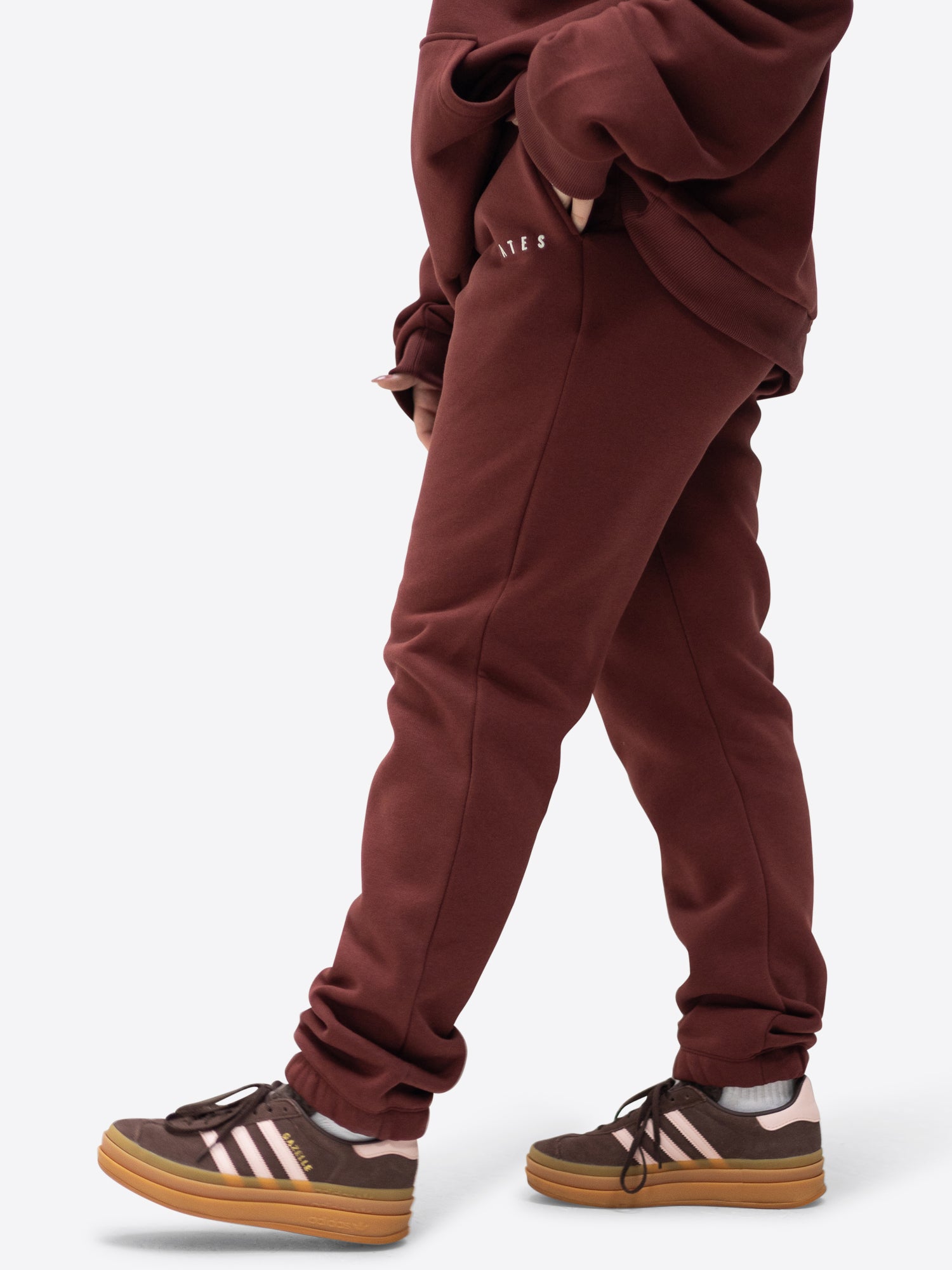 Jogginghose tight leg – Bordeaux