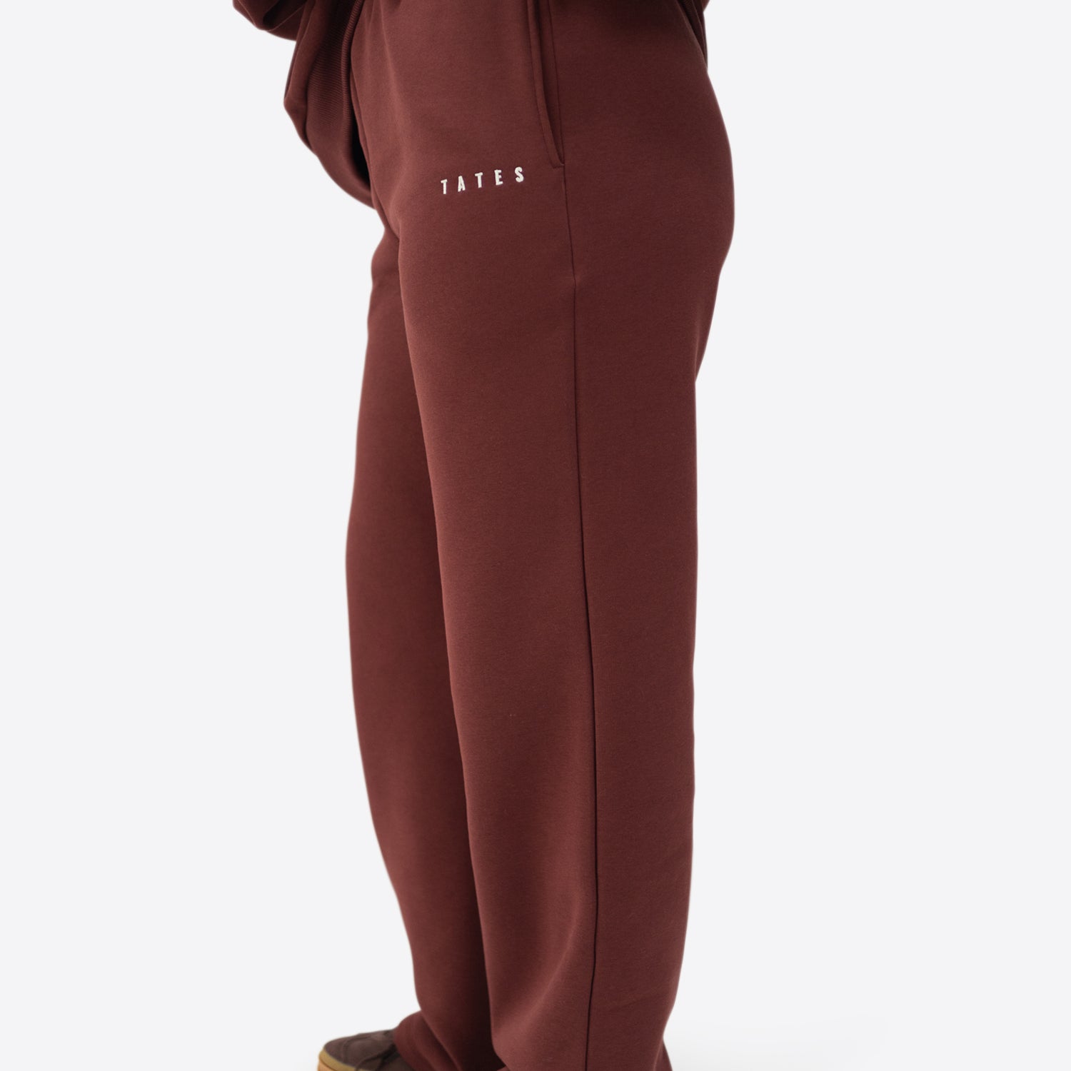Jogginghose wide leg – Bordeaux