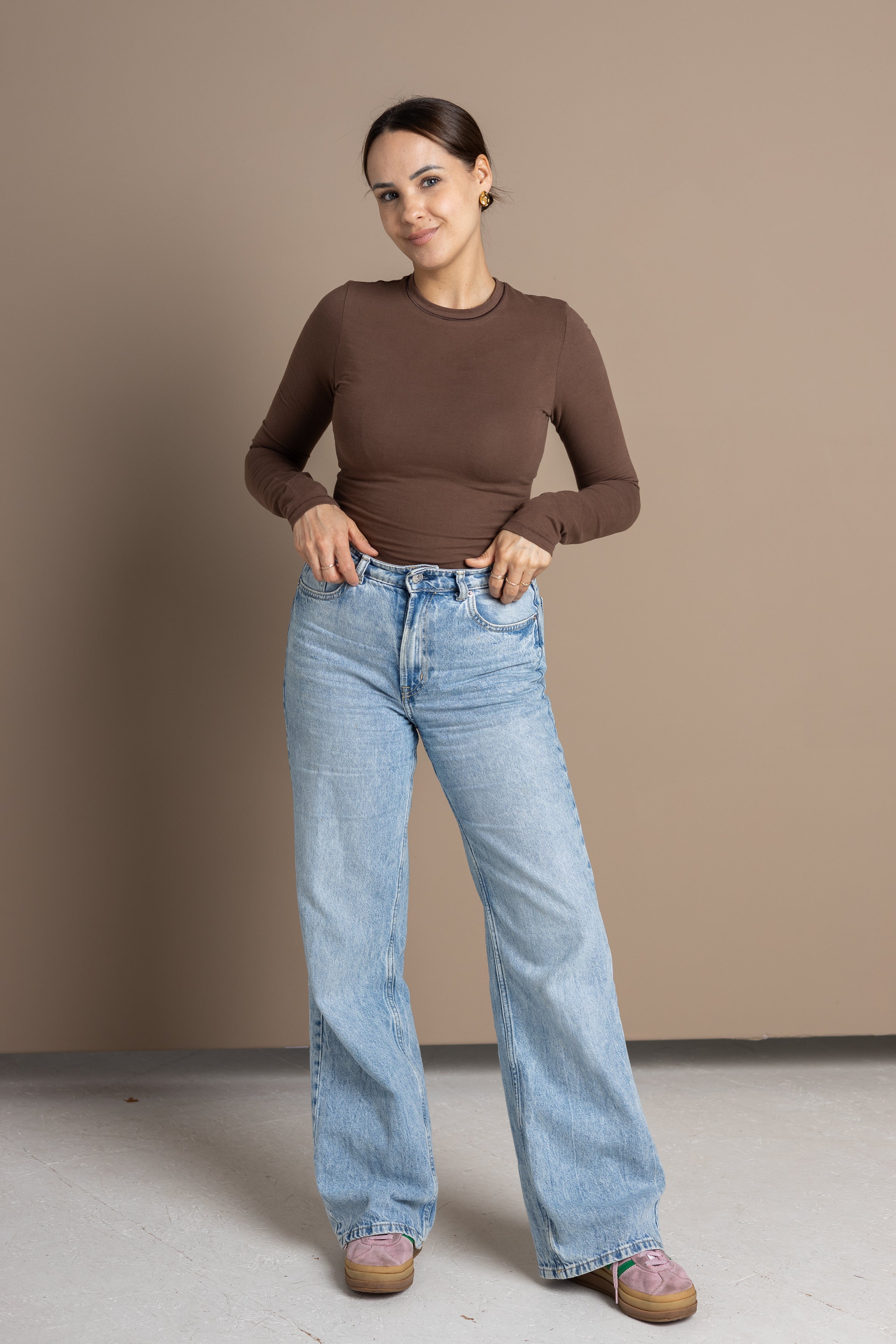 Longsleeve (Slim) – Chocolate