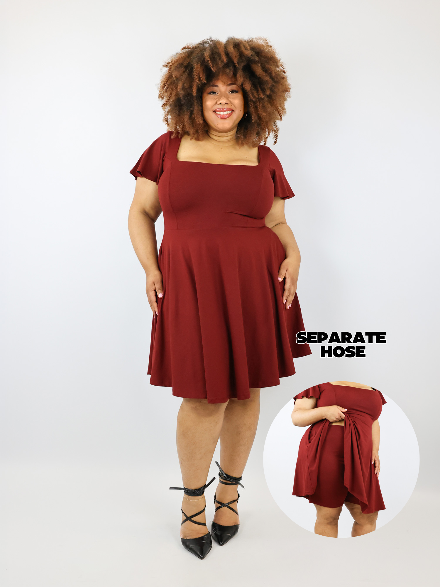 Classic Skort Kleid Ivy - Bordeaux